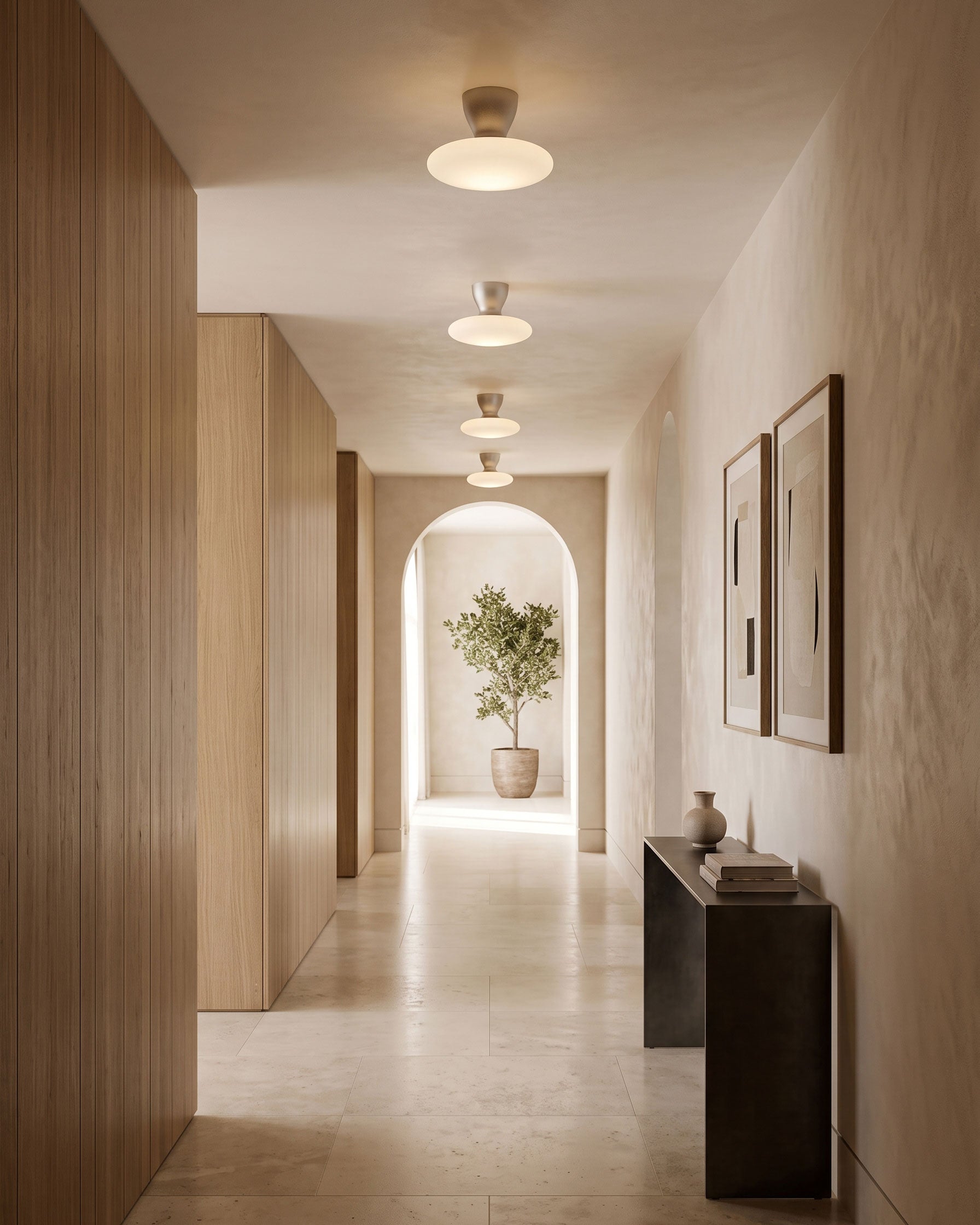 Lorcan Matte Semi-Flush Mount