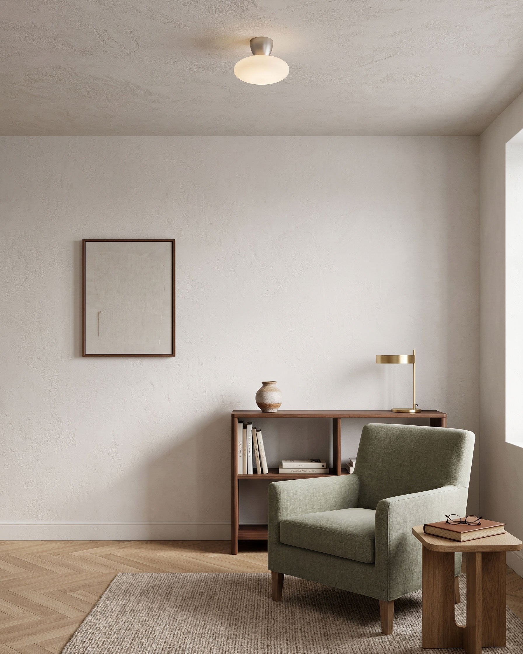 Lorcan Matte Semi-Flush Mount