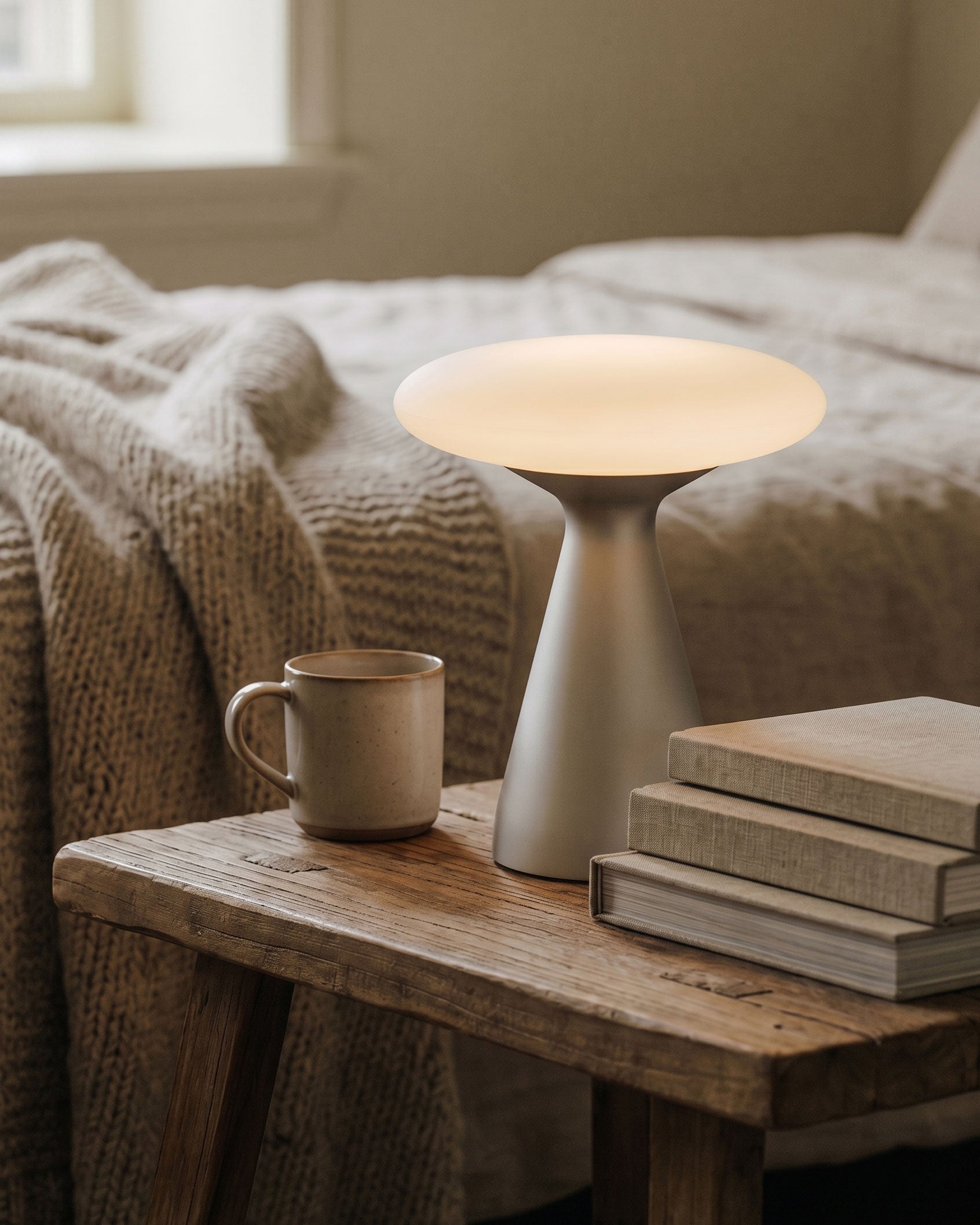Lorcan Matte Table Lamp (built-in battery)