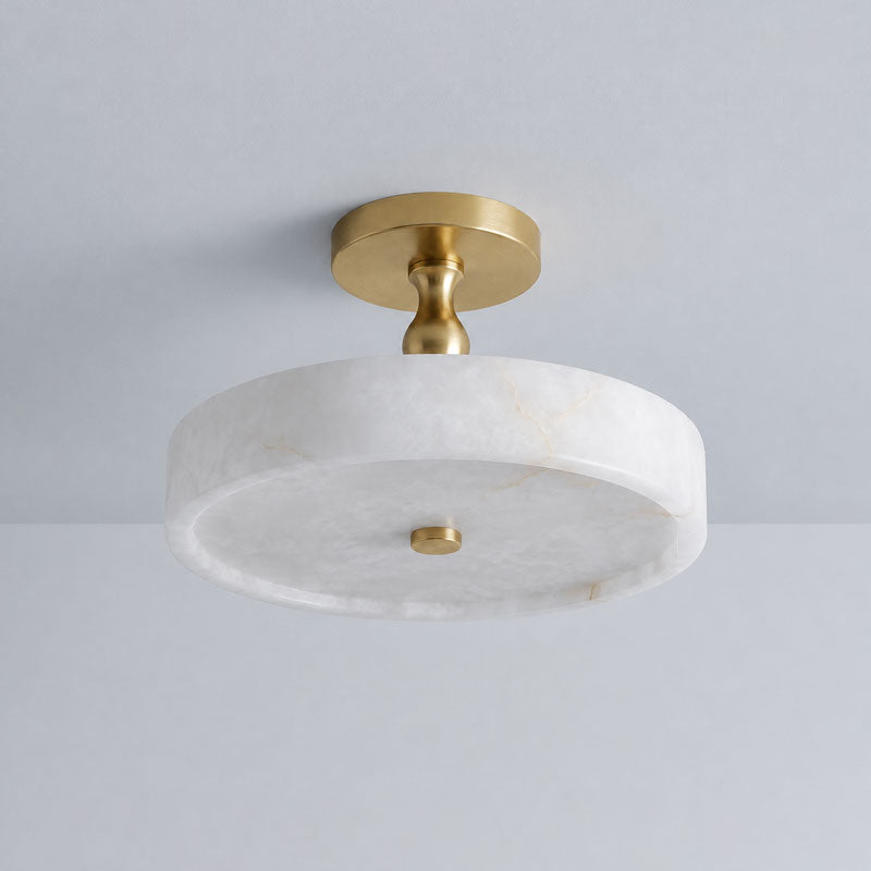 Lorelei Alabaster Semi-Flush Mount