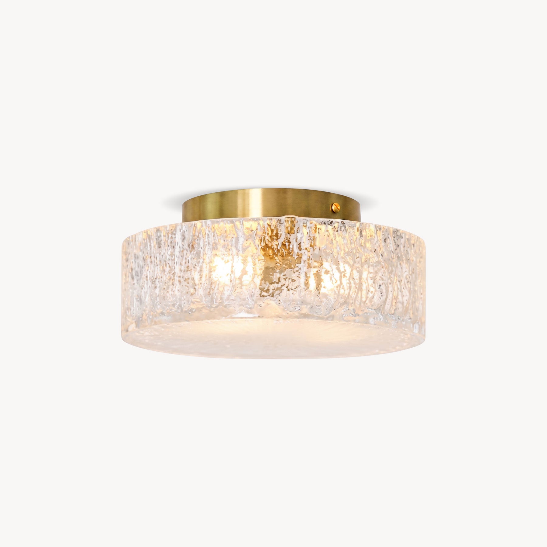 Lowell Brass Ice Semi-Flush Mount
