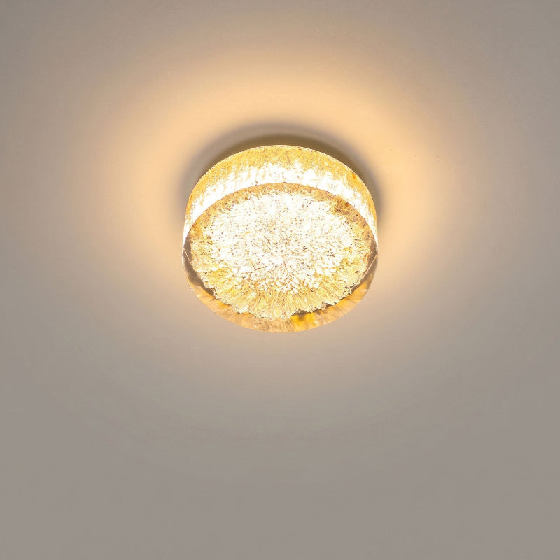 Lowell Brass Ice Semi-Flush Mount