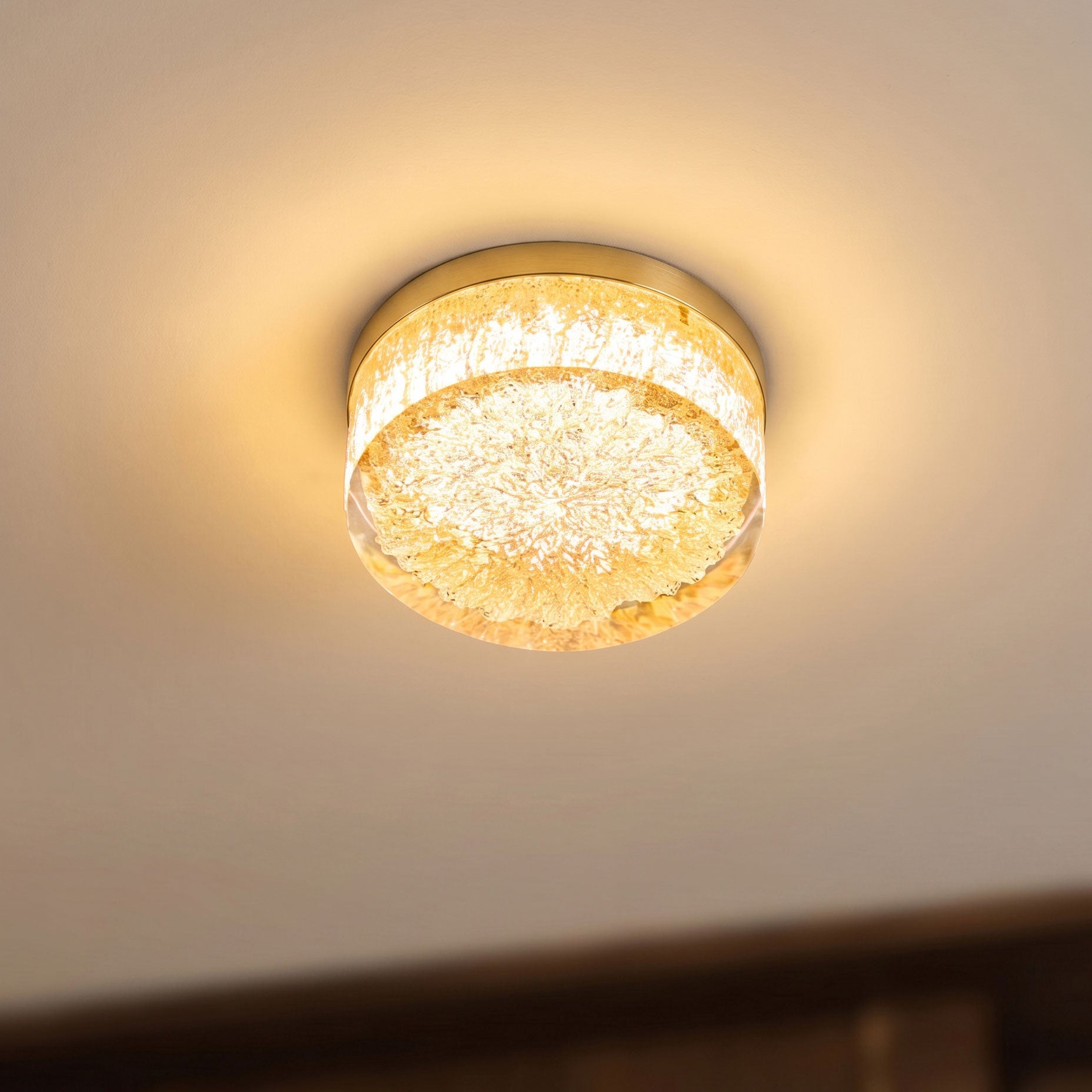 Lowell Brass Ice Semi-Flush Mount
