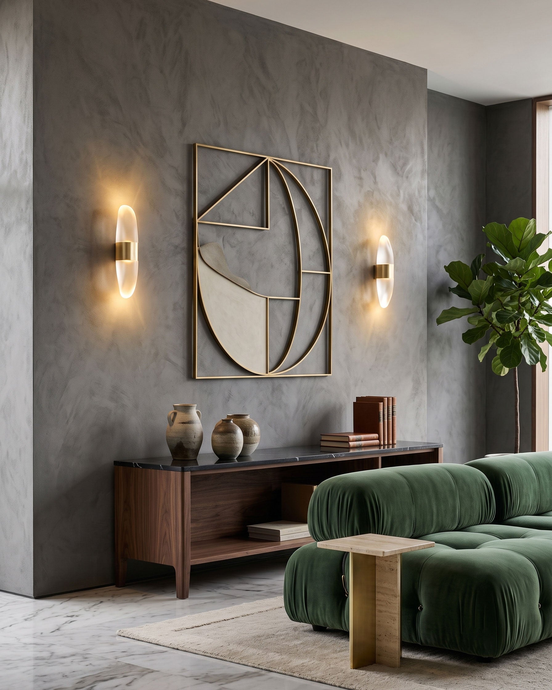 Rayonshine Lowen Resin Wall Sconce — Detail View 4