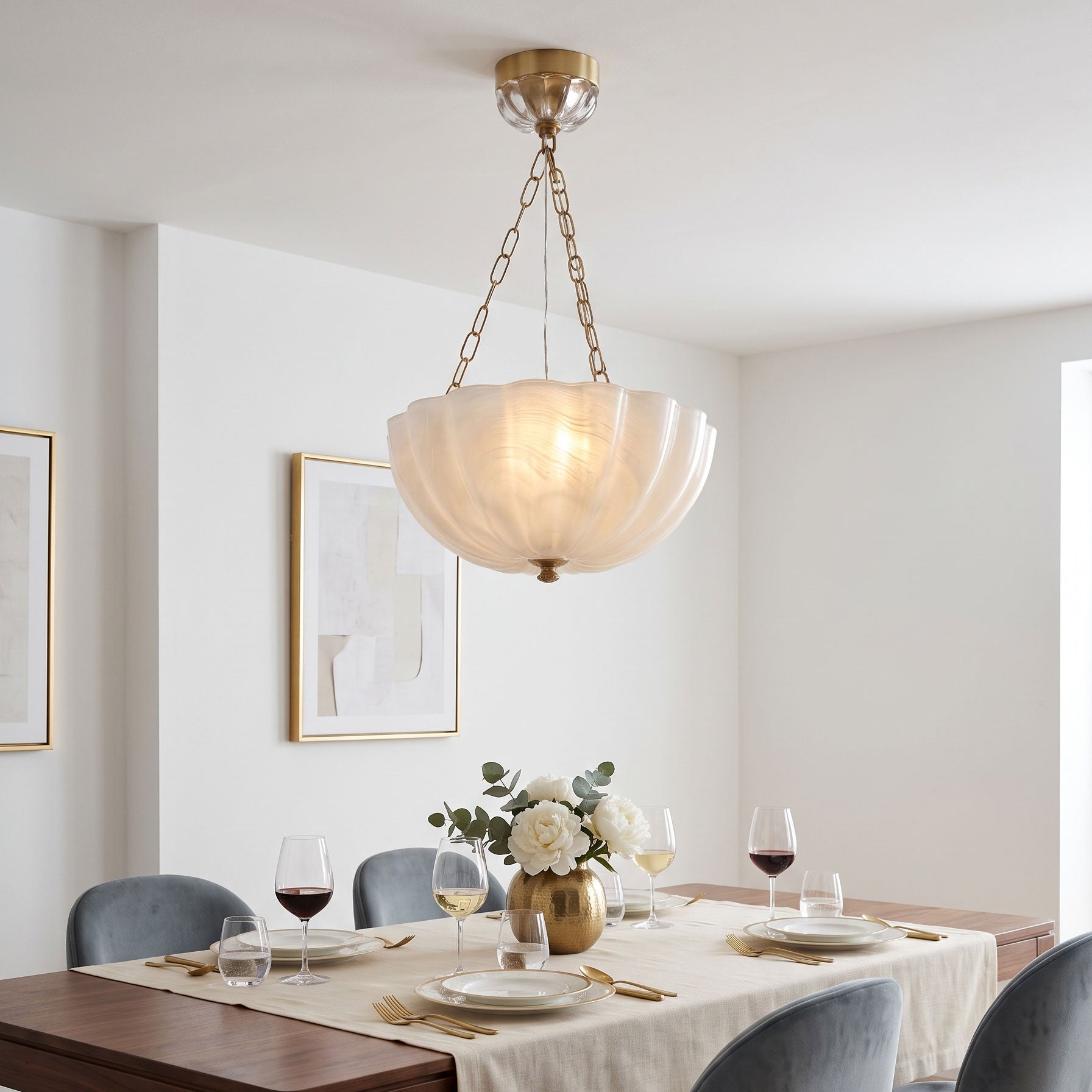 Lucian Ribbed Chandelier