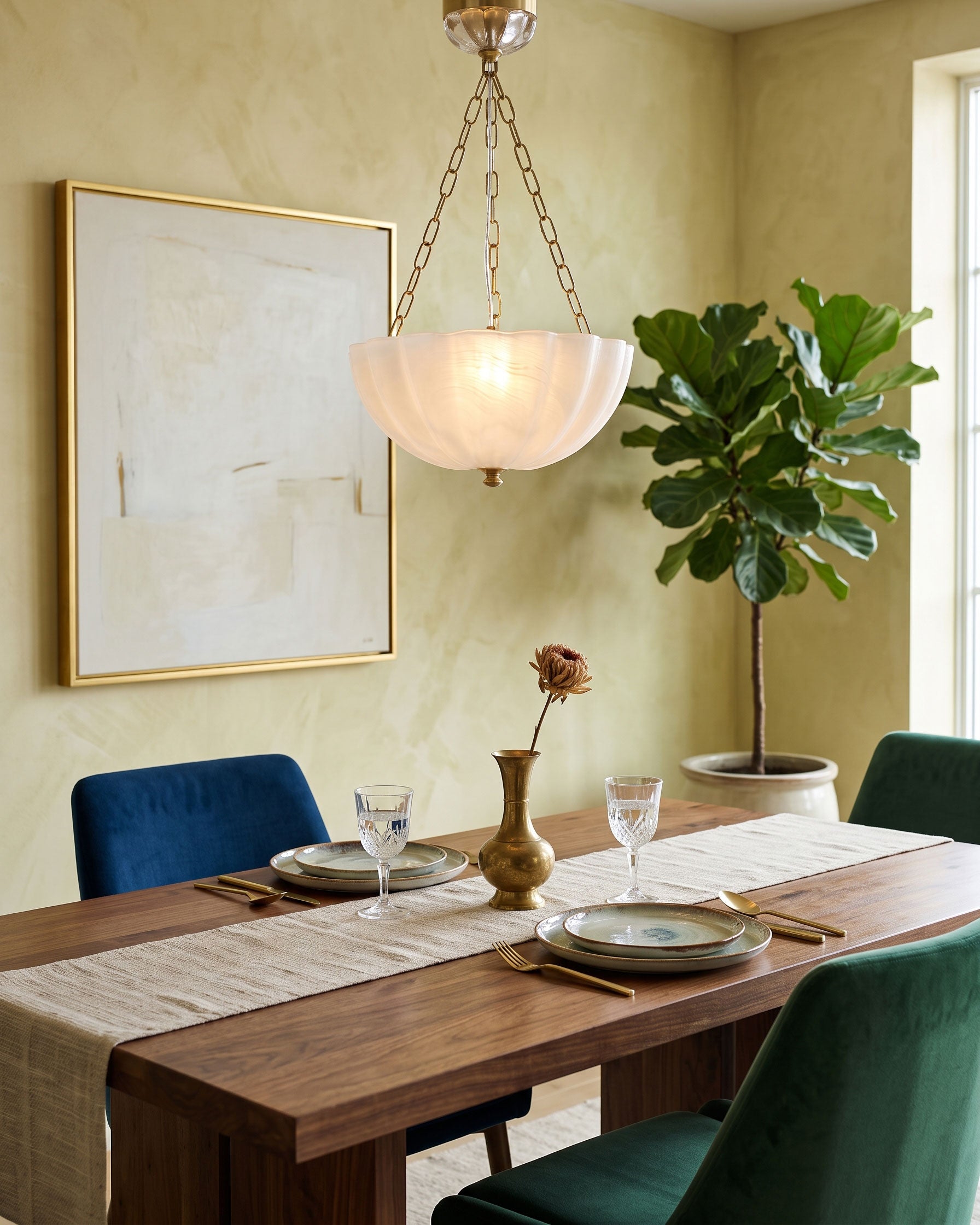 Lucian Ribbed Chandelier