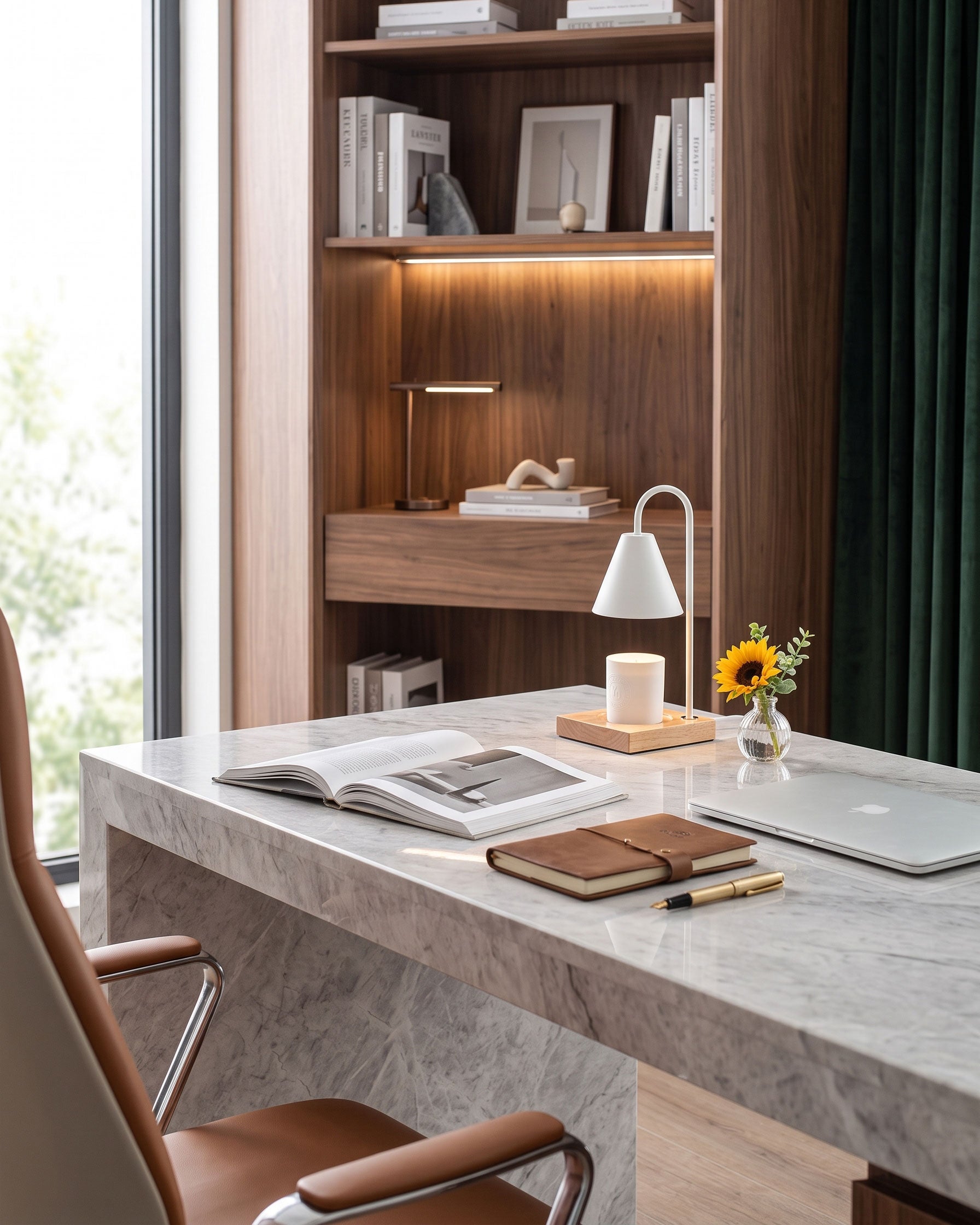 Lucile Arch Candle Table Lamp