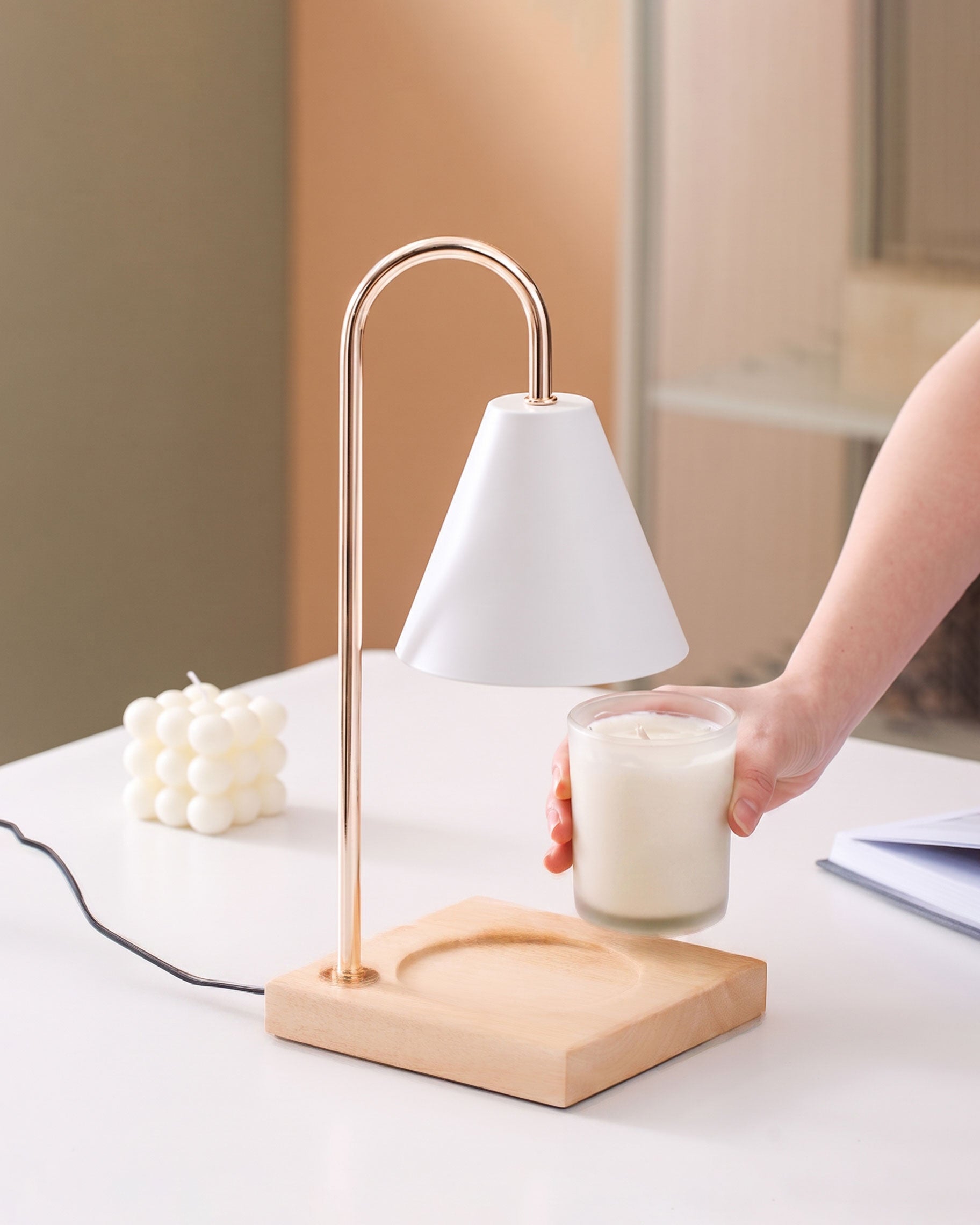 Lucile Arch Candle Table Lamp