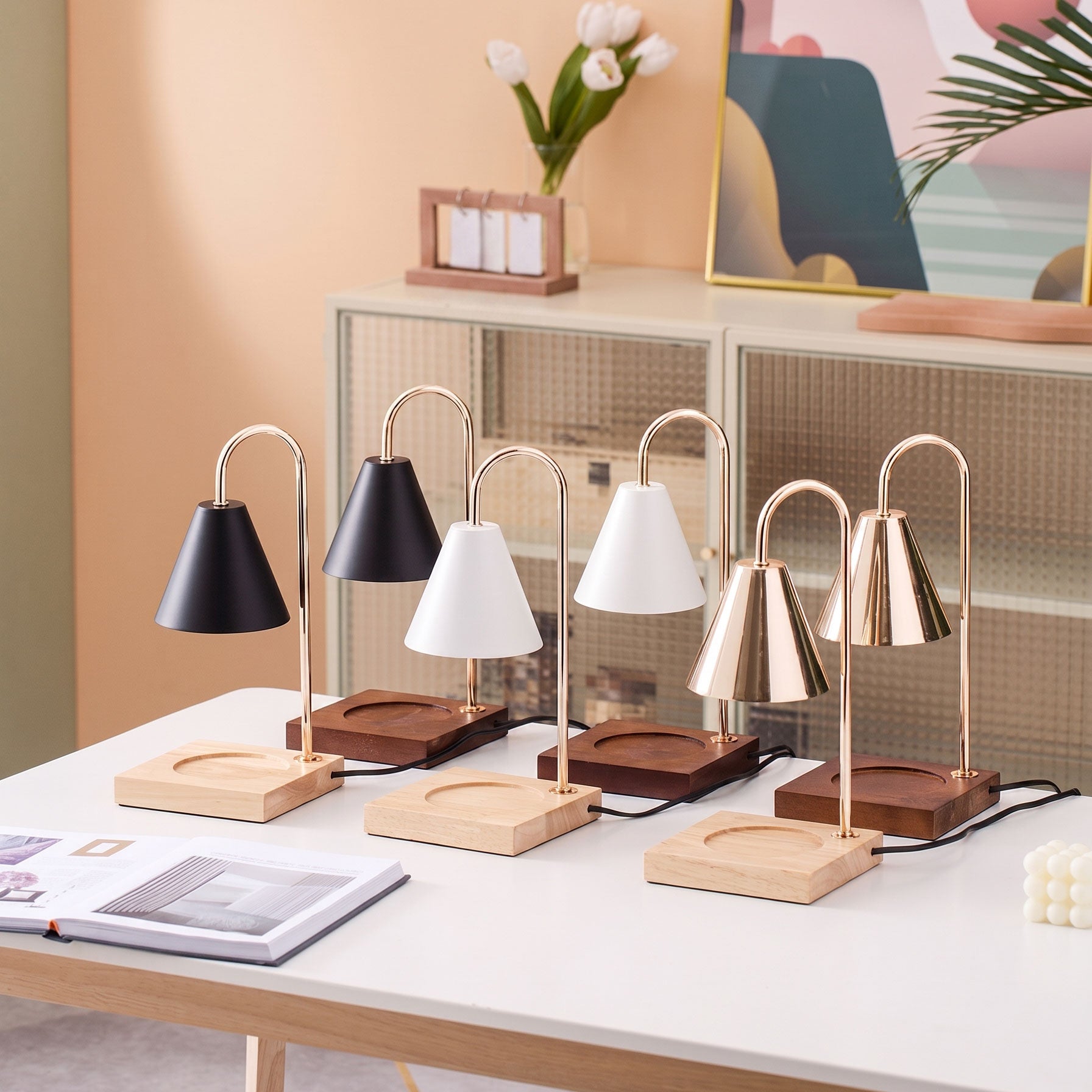 Lucile Arch Candle Table Lamp