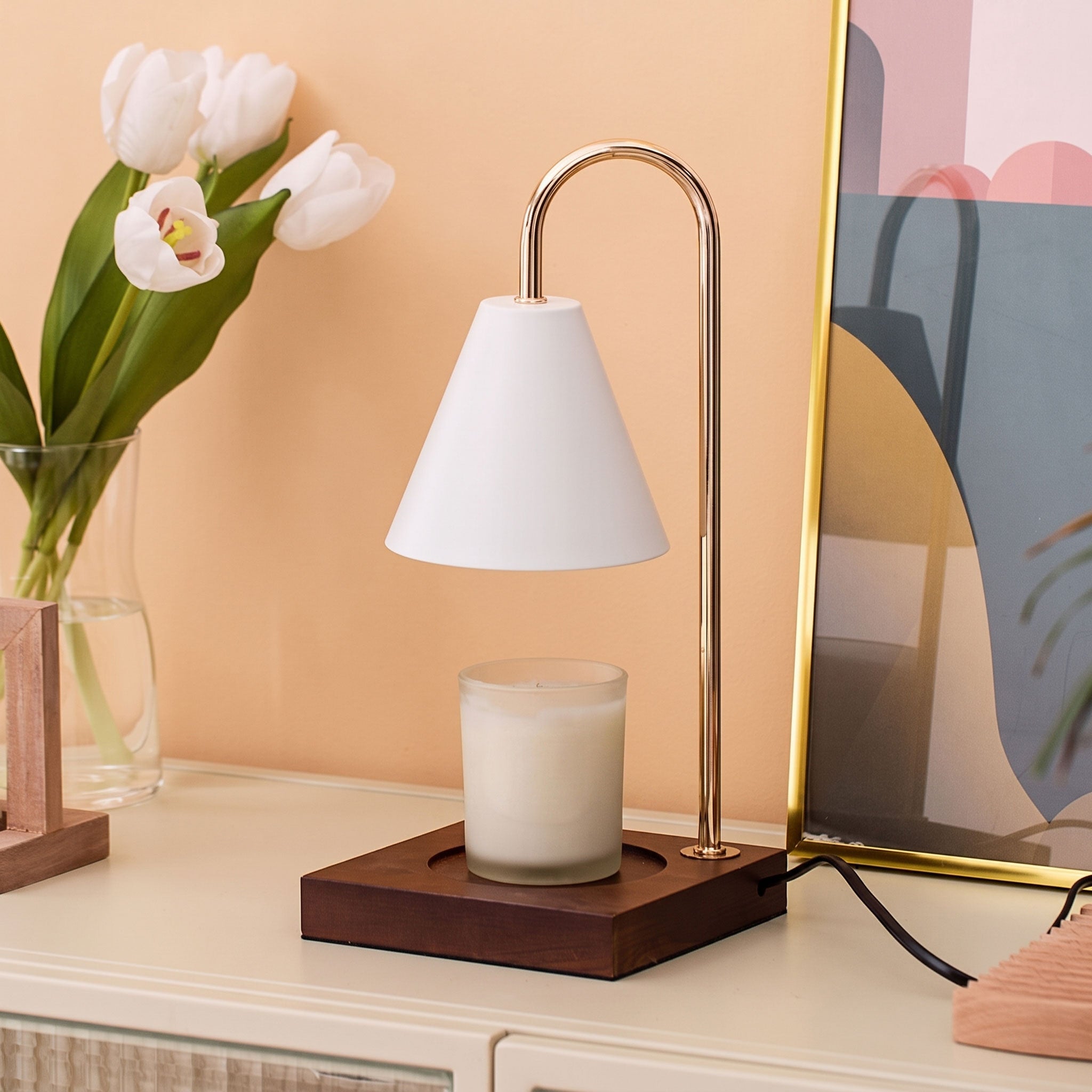 Lucile Arch Candle Table Lamp