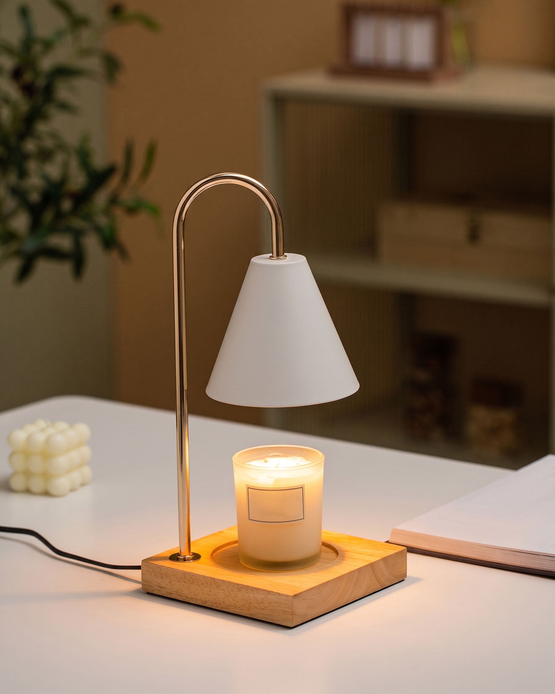 Lucile Arch Candle Table Lamp