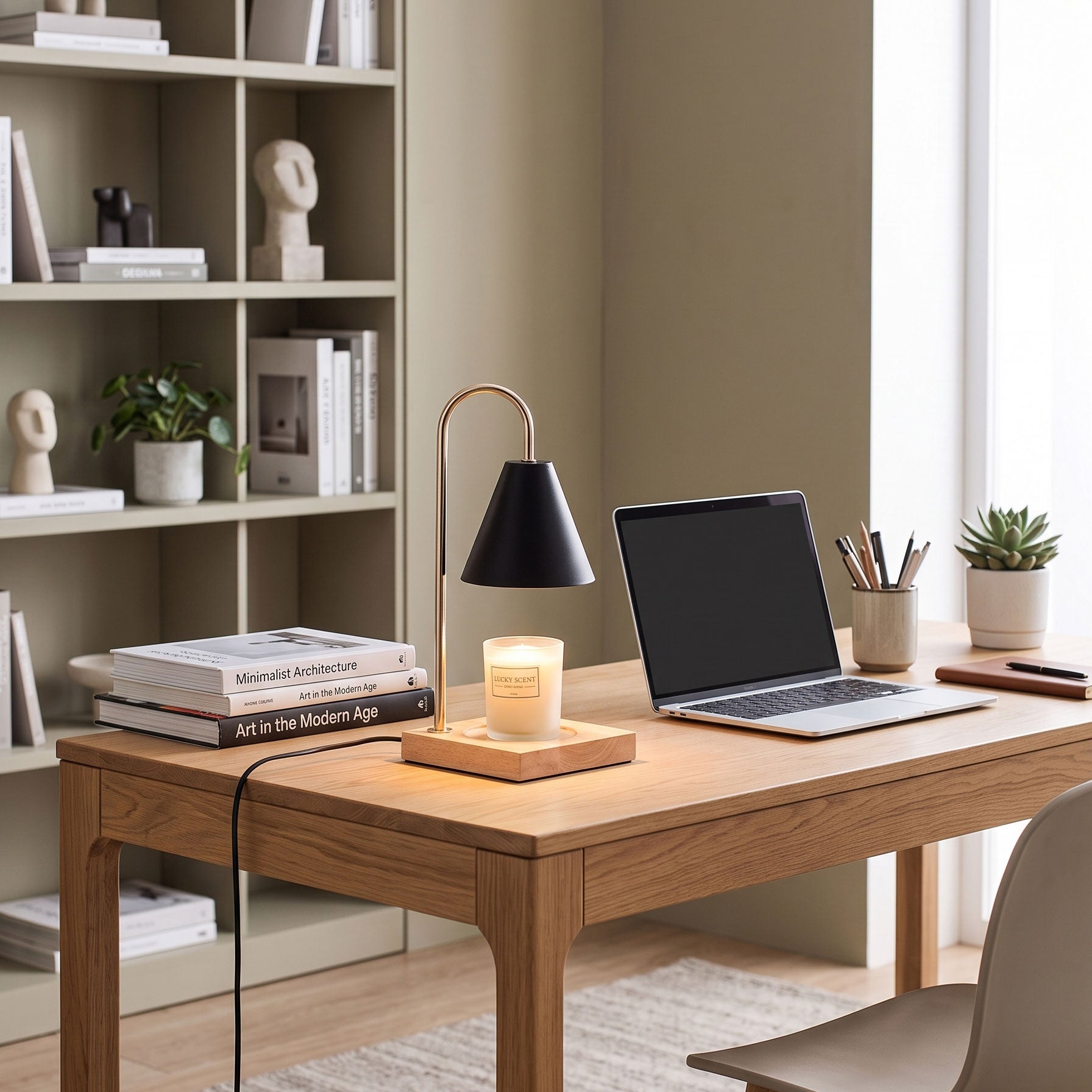 Lucile Arch Candle Table Lamp