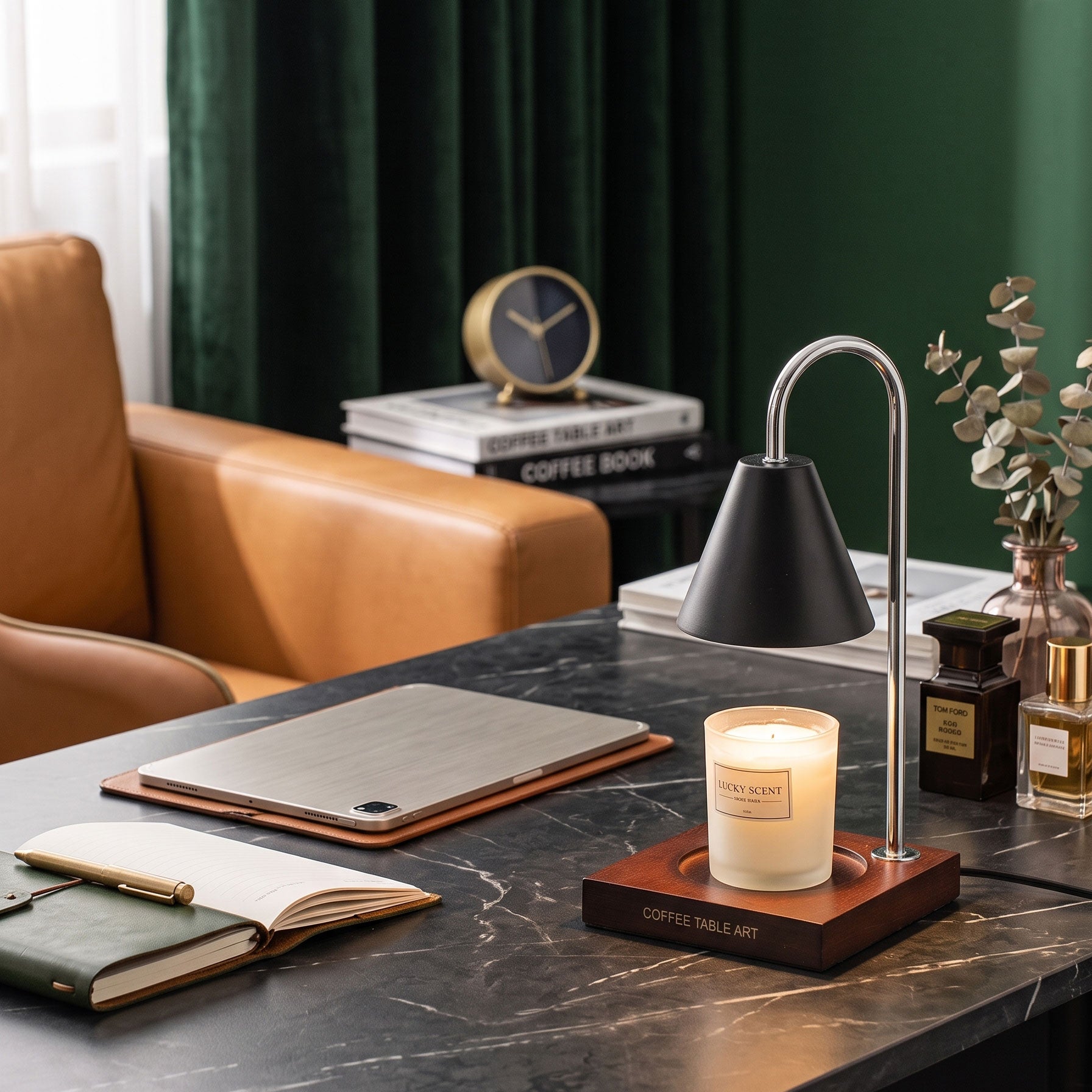 Lucile Arch Candle Table Lamp
