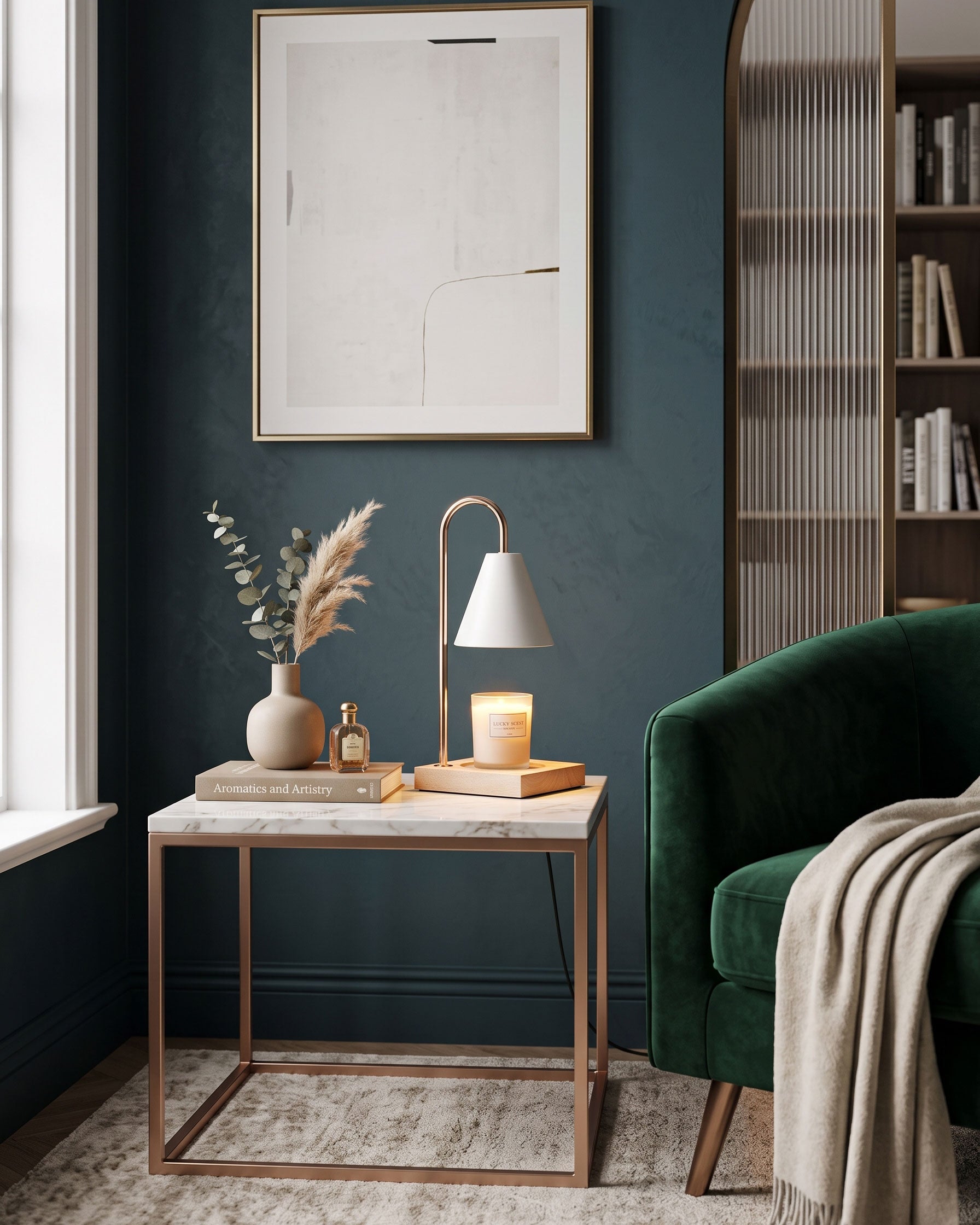 Lucile Arch Candle Table Lamp