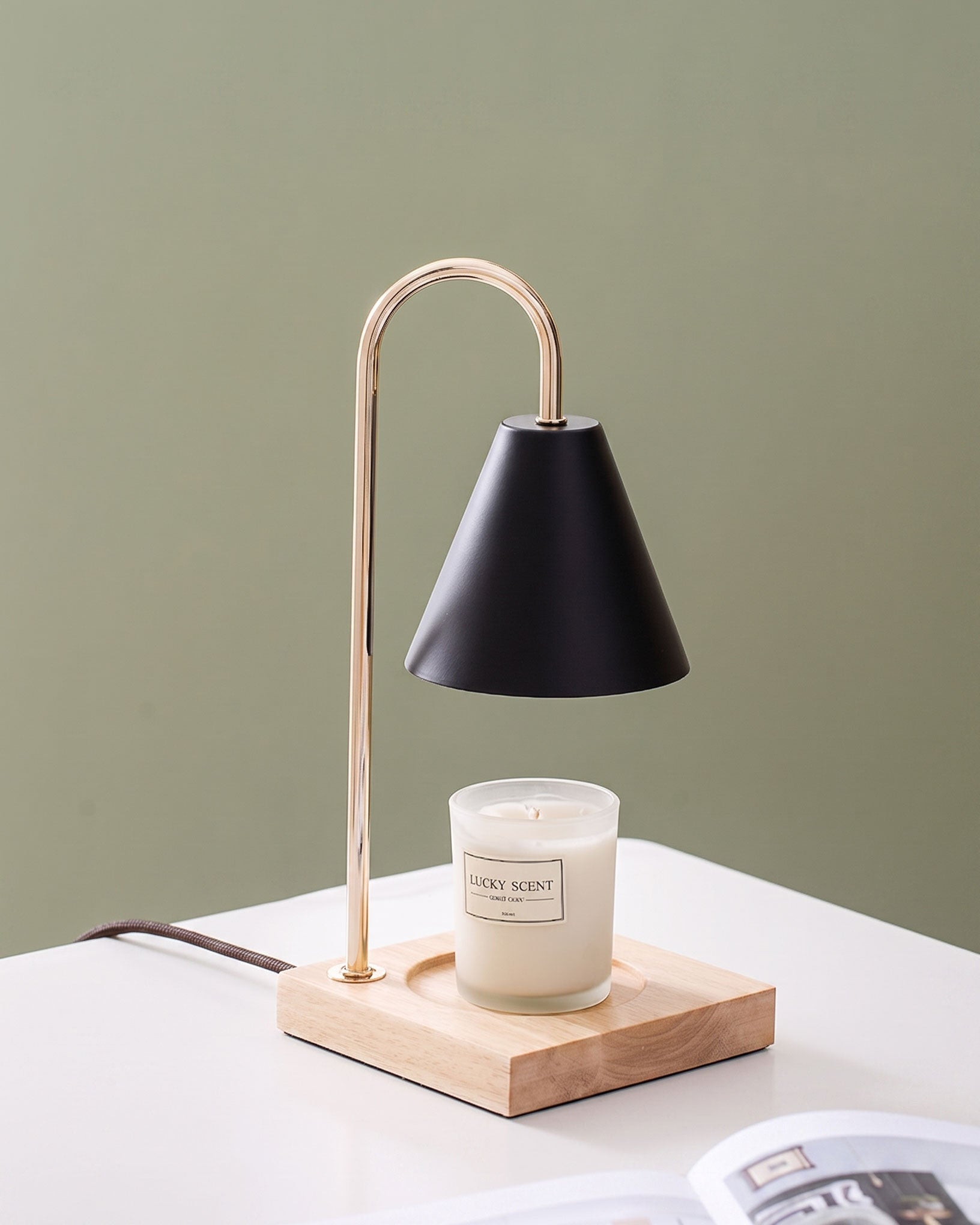 Lucile Arch Candle Table Lamp