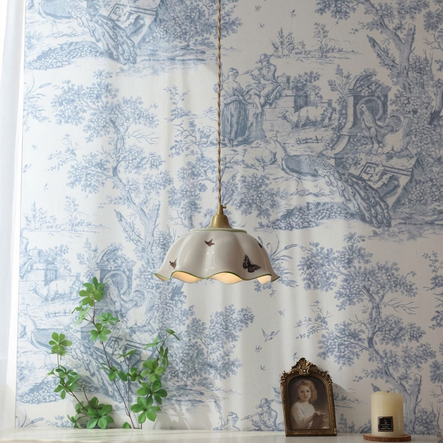 Lucinda Scalloped Pendant Light