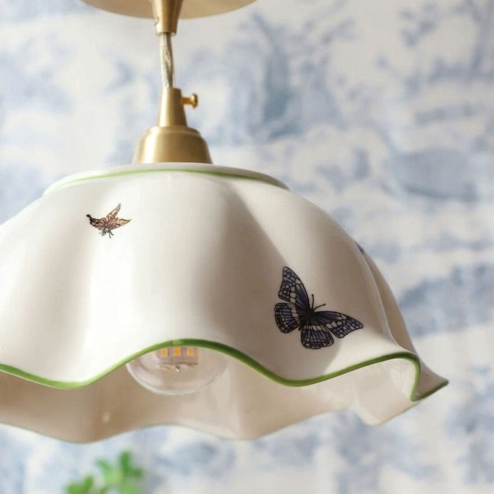 Lucinda Scalloped Pendant Light