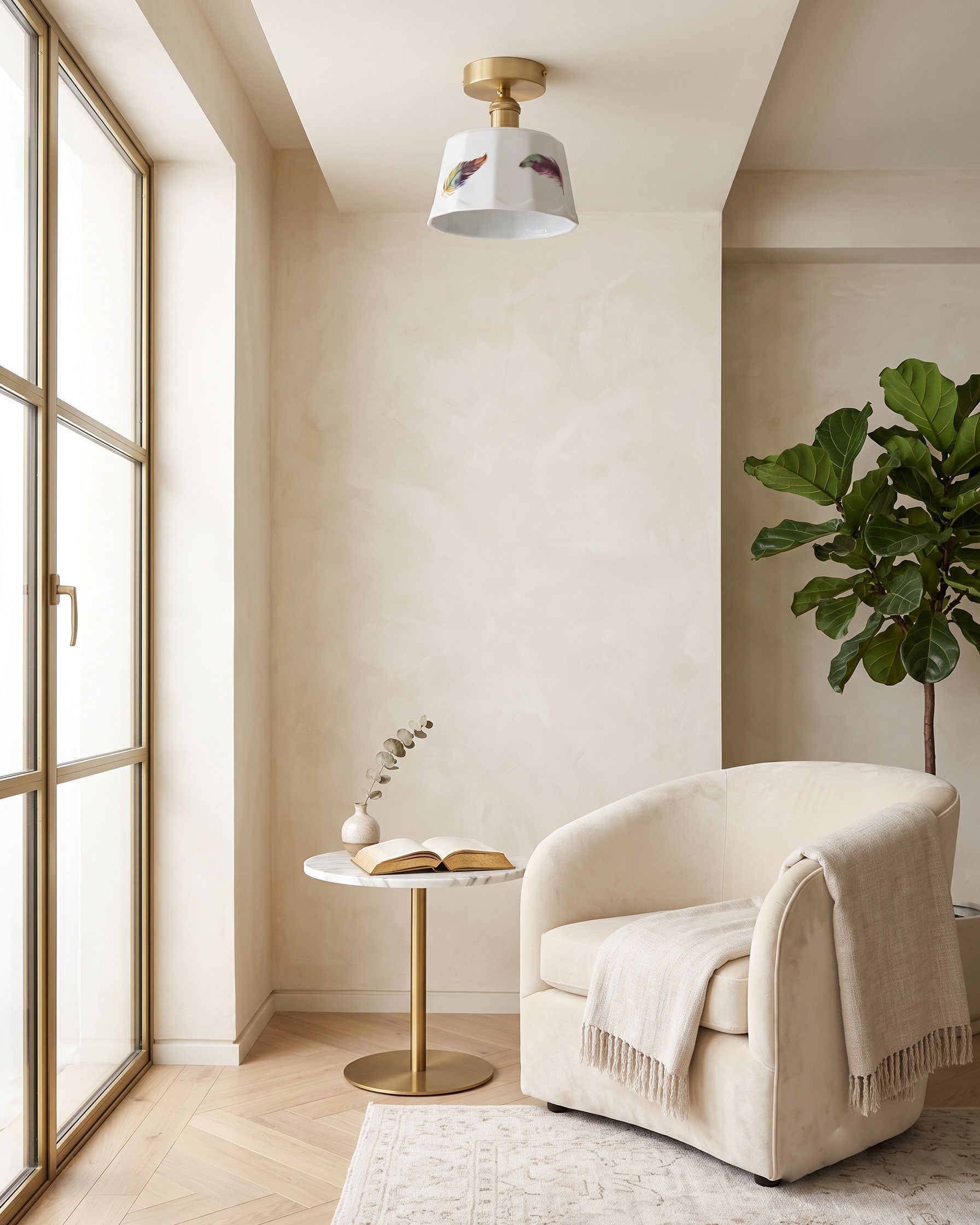 Lucius Elegant Semi-Flush Mount