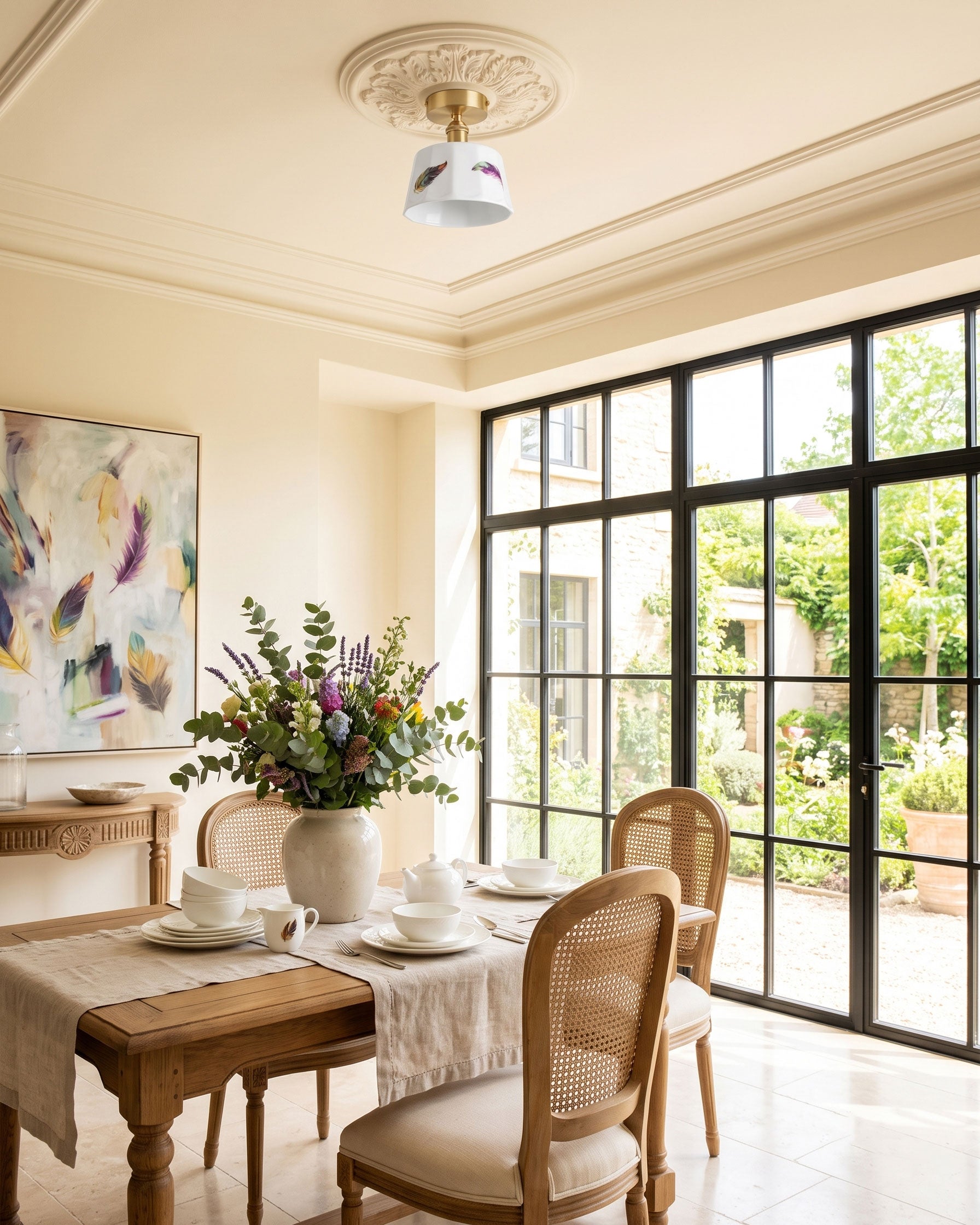 Lucius Elegant Semi-Flush Mount
