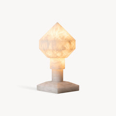 Lampe de table Lyra en albâtre