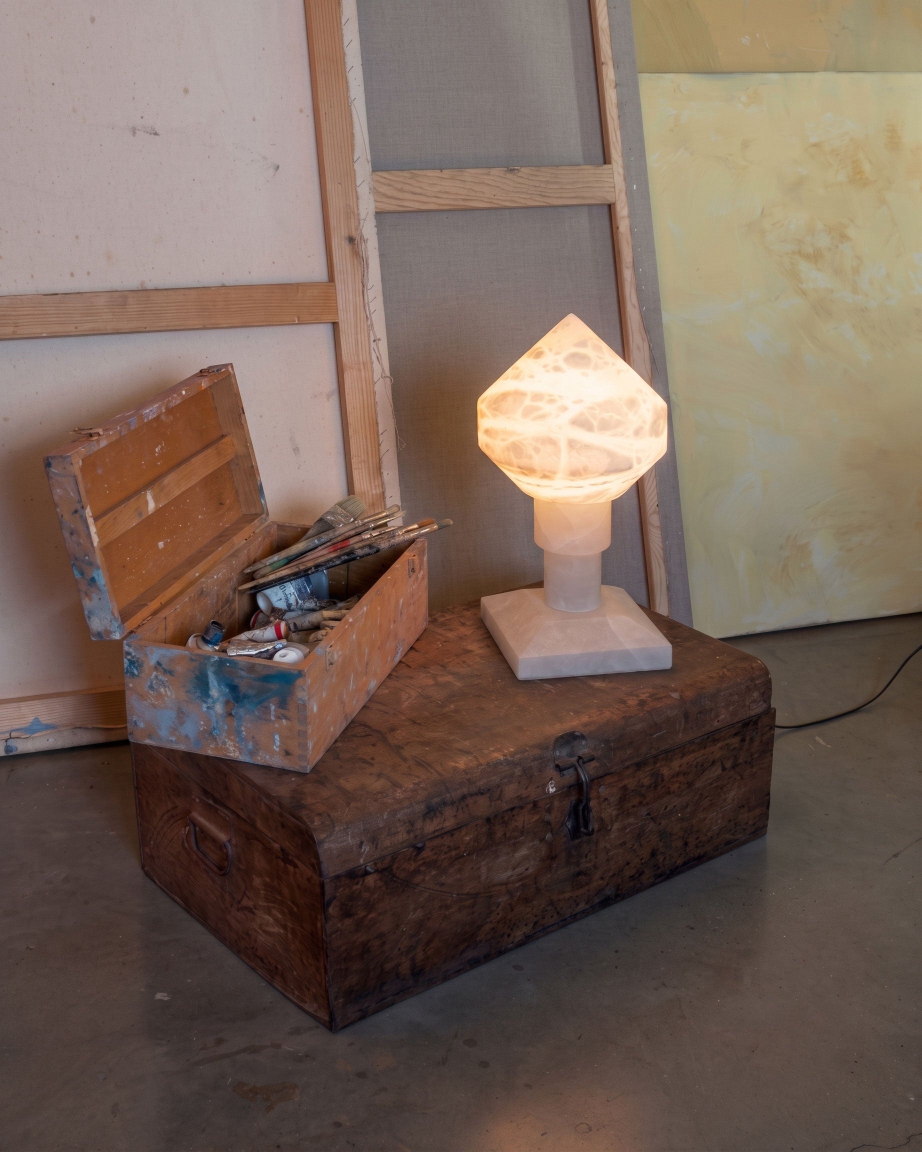 Lyra Alabaster Table Lamp