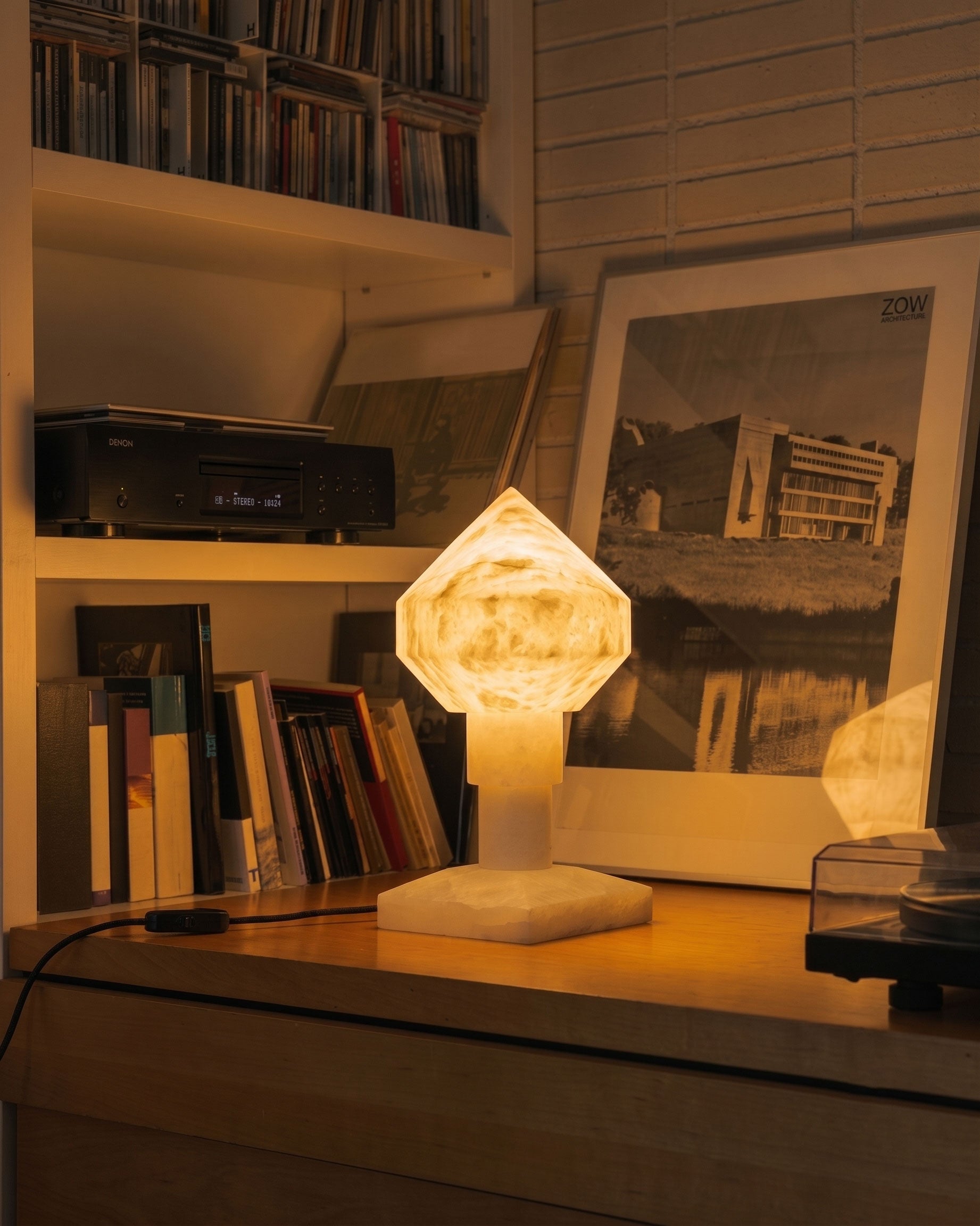 Lyra Alabaster Table Lamp