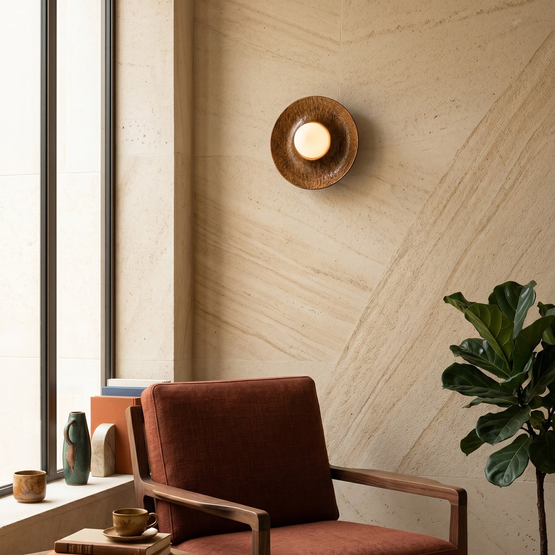 Maeve Resin Wall Sconce