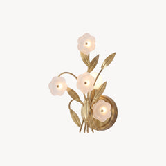 Magnus Frosted Flower Wall Sconce