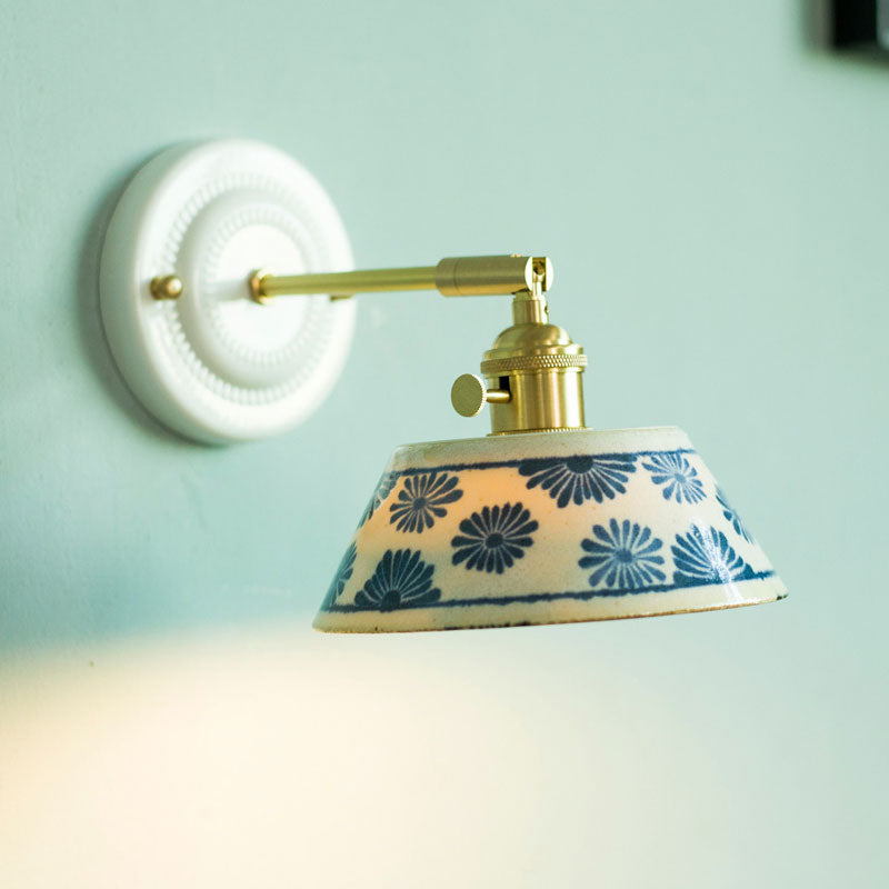 Maise Ceramic Painted Wandleuchte