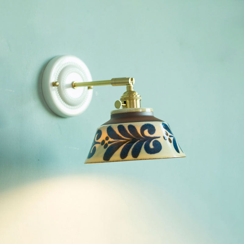Maise Ceramic Painted Wandleuchte