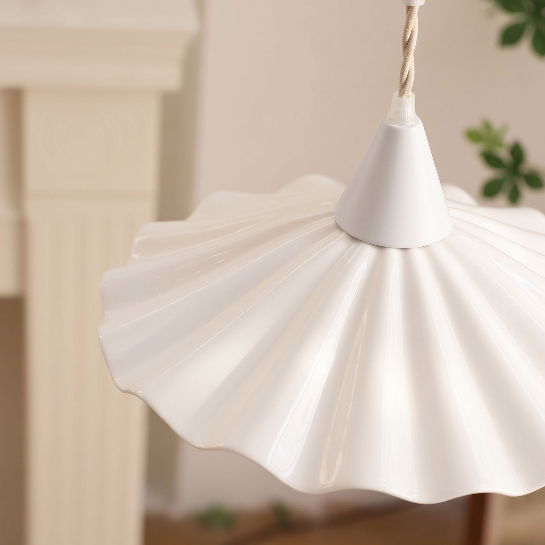 Maren Scalloped Pendant Light