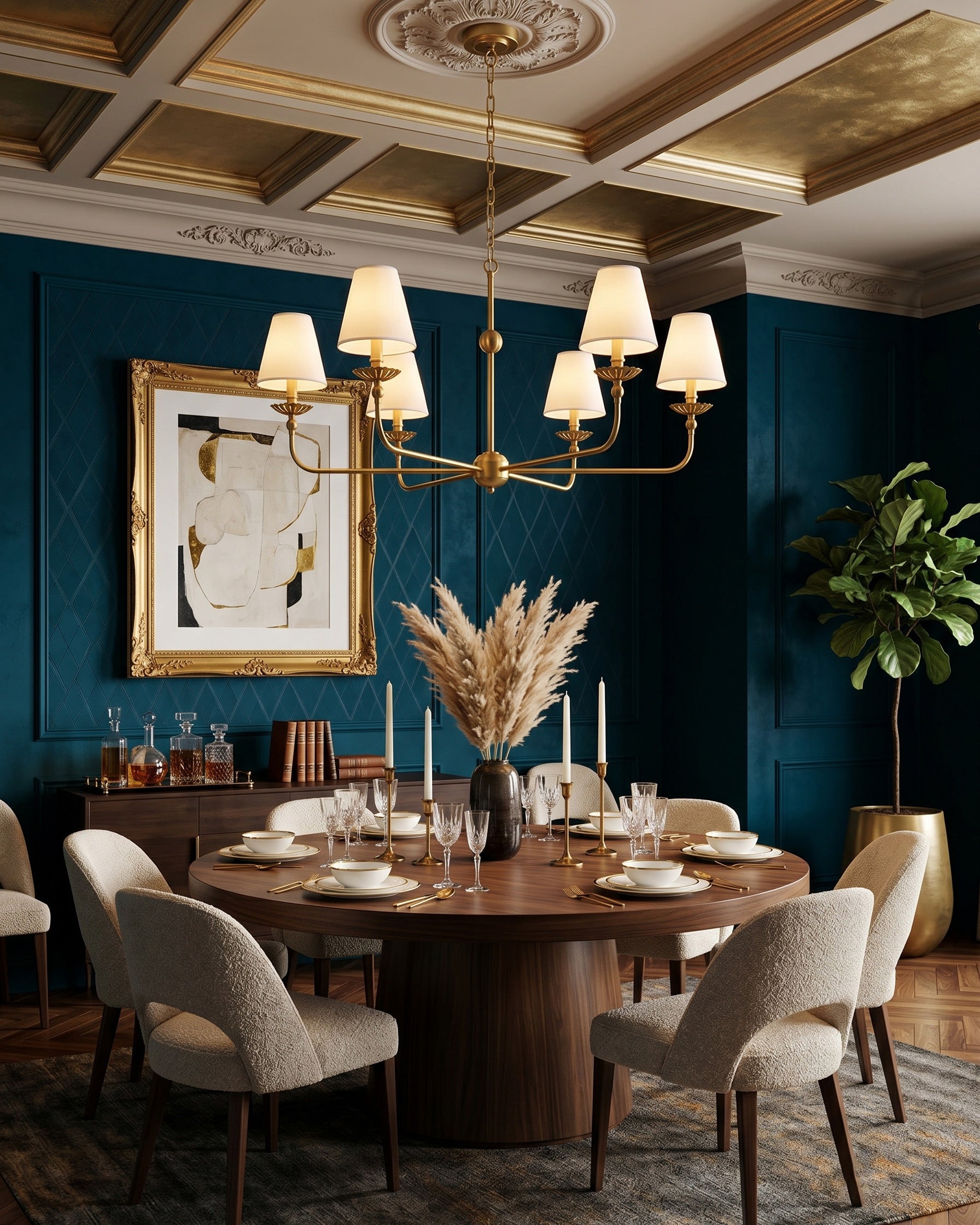 Marlowe Tapered Shade Chandelier