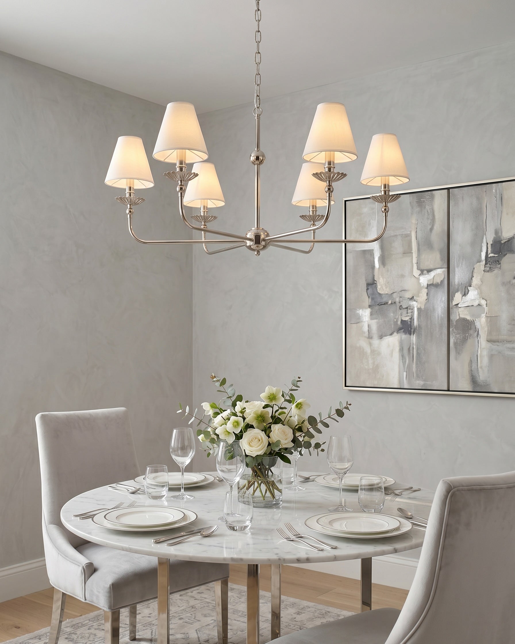 Marlowe Tapered Shade Chandelier