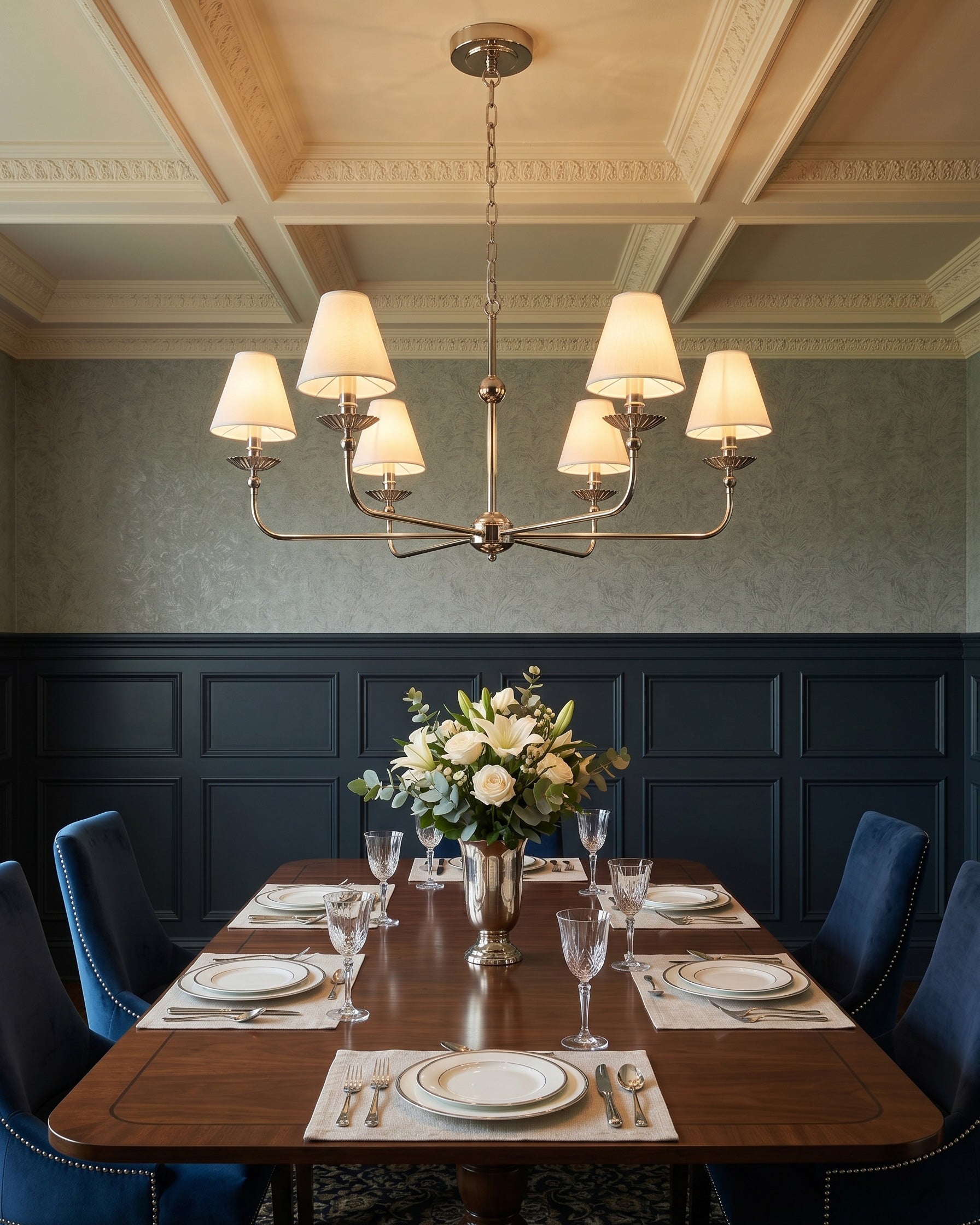 Marlowe Tapered Shade Chandelier