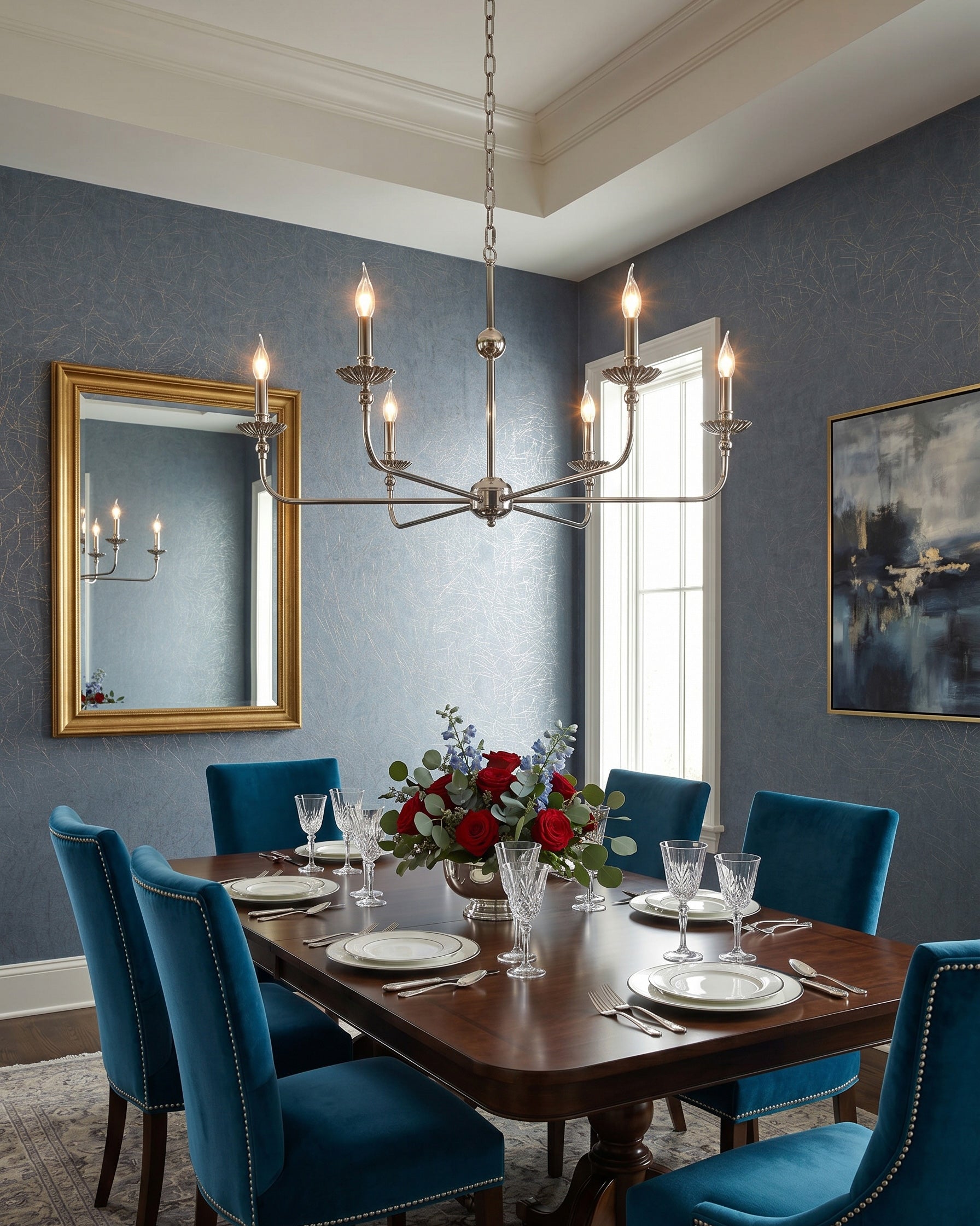 Marlowe Tapered Shade Chandelier