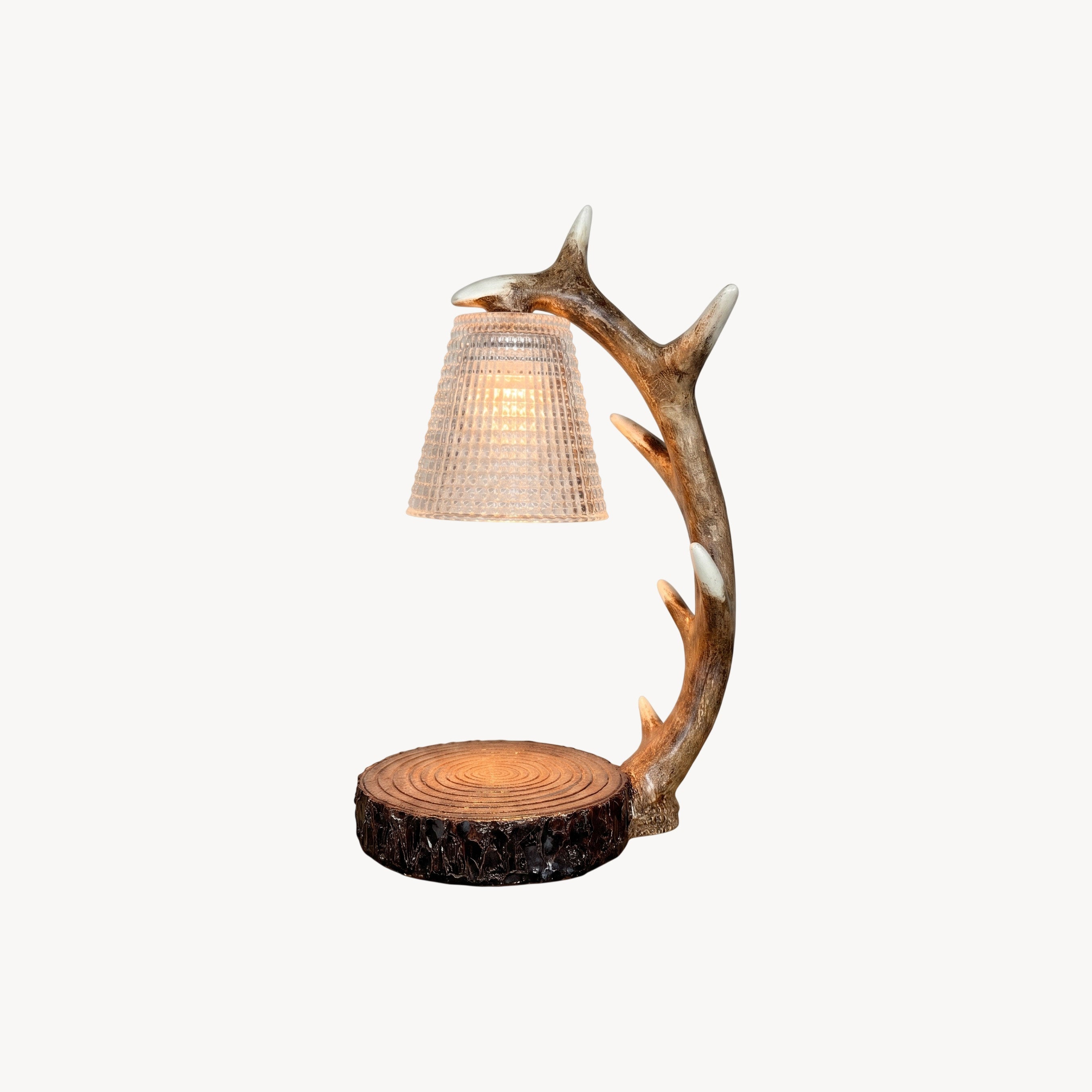Meritt Floral Wax Table Lamp