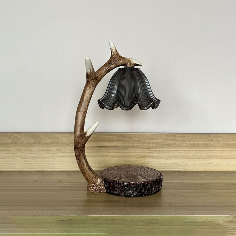 Meritt Floral Wax Table Lamp