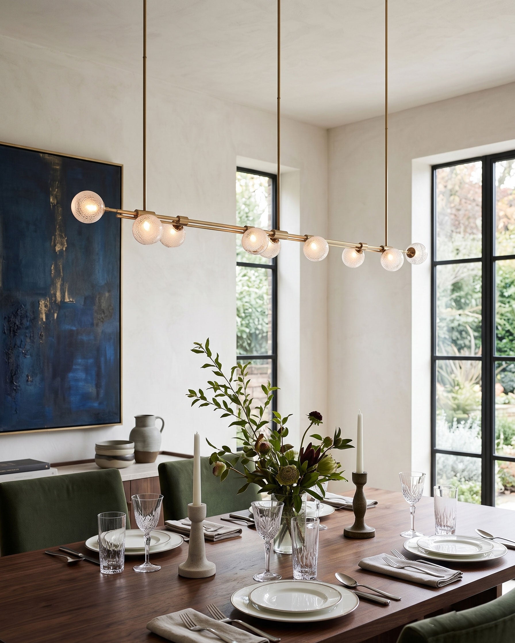Merrick Seeded Globe Chandelier