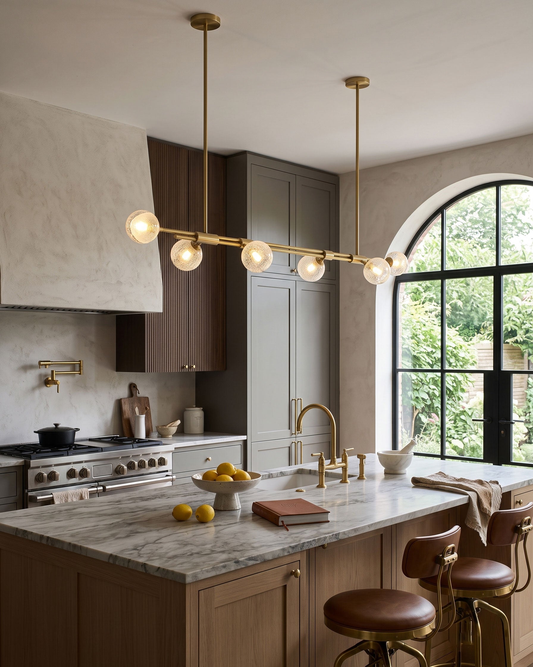 Merrick Seeded Globe Chandelier