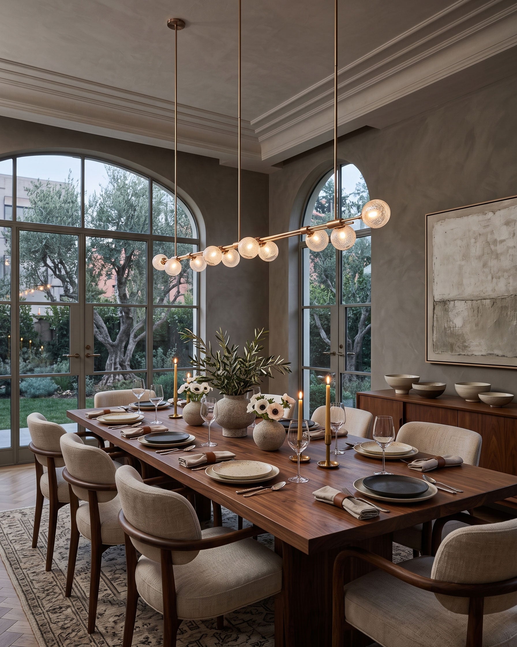 Merrick Seeded Globe Chandelier