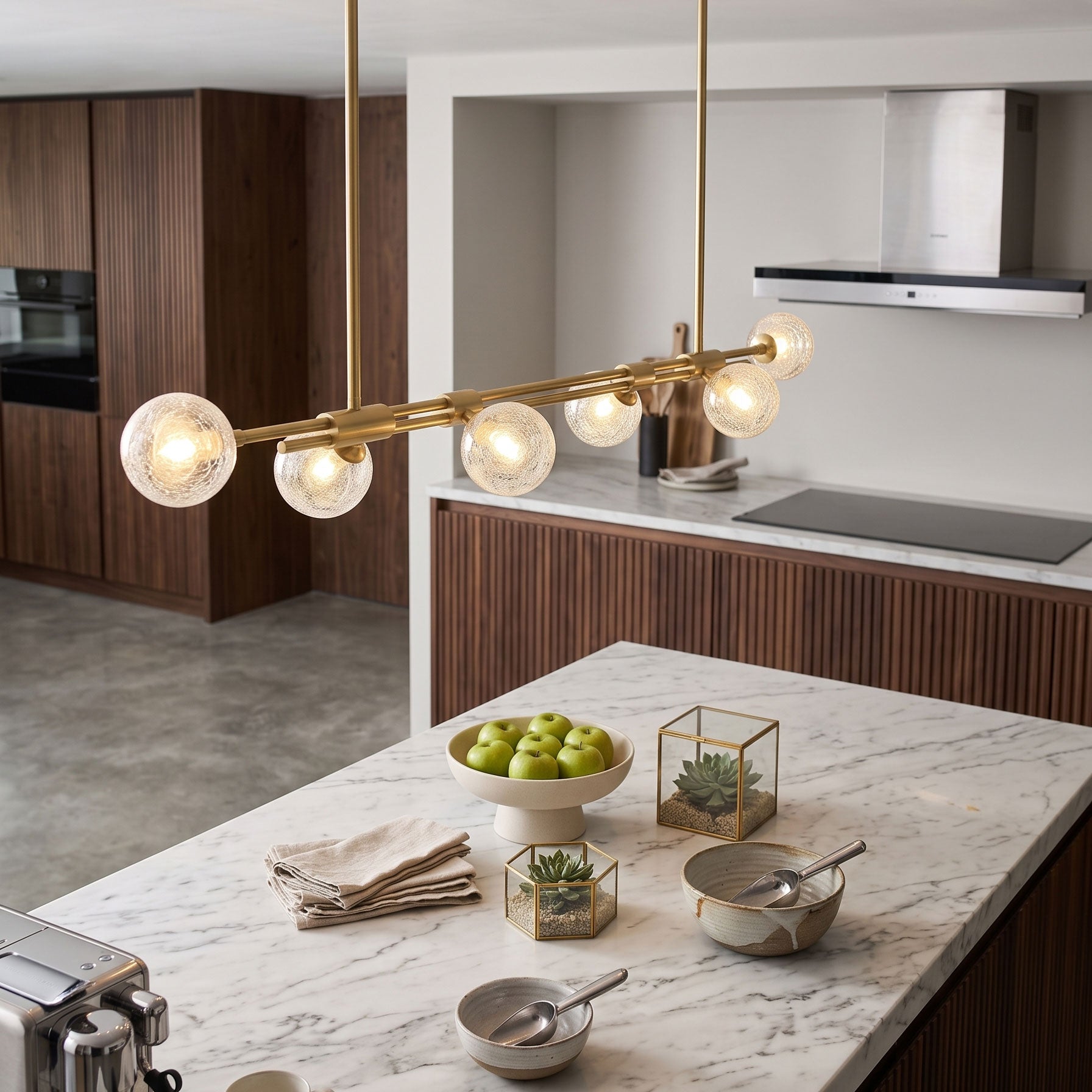 Merrick Seeded Globe Chandelier
