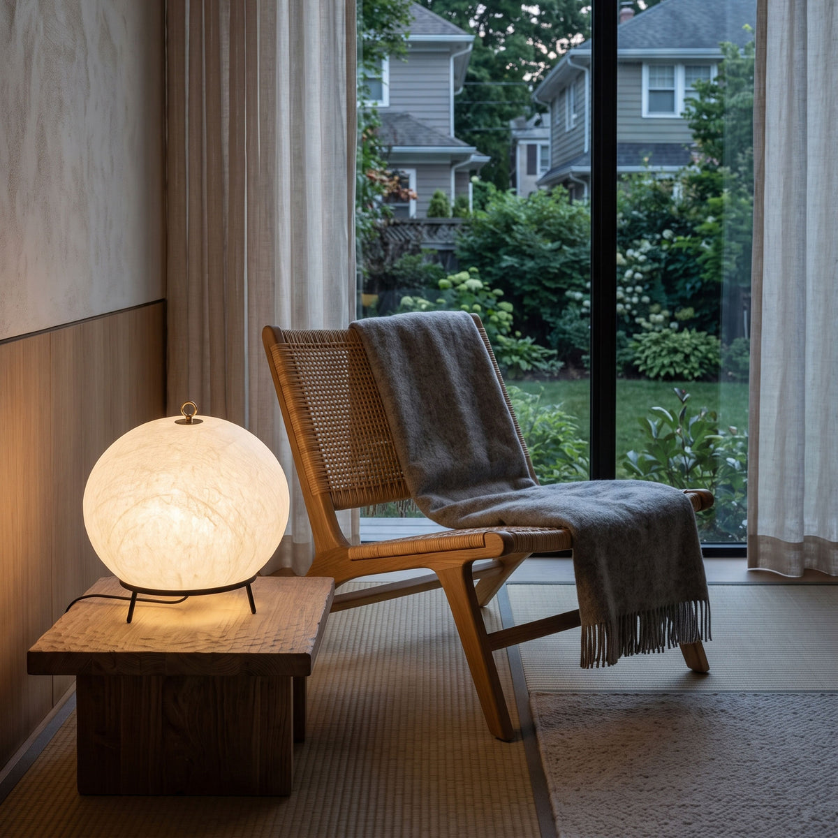 Miran Organic Silk Table Lamp