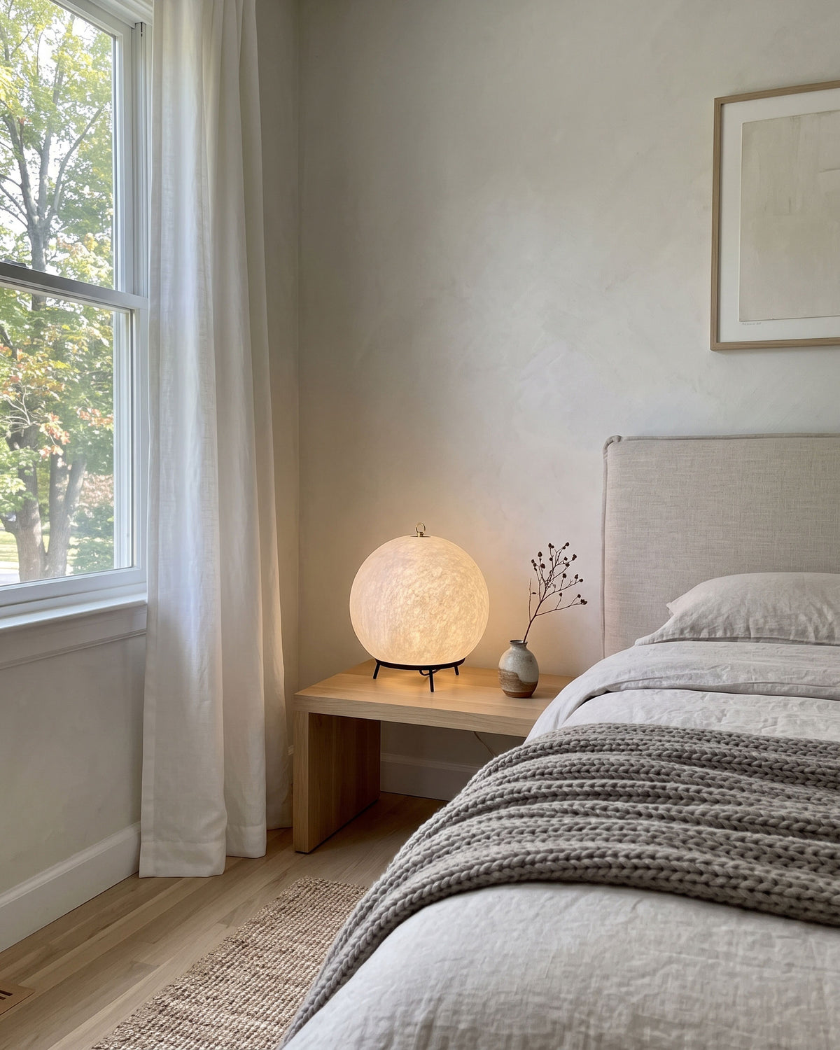 Miran Organic Silk Table Lamp