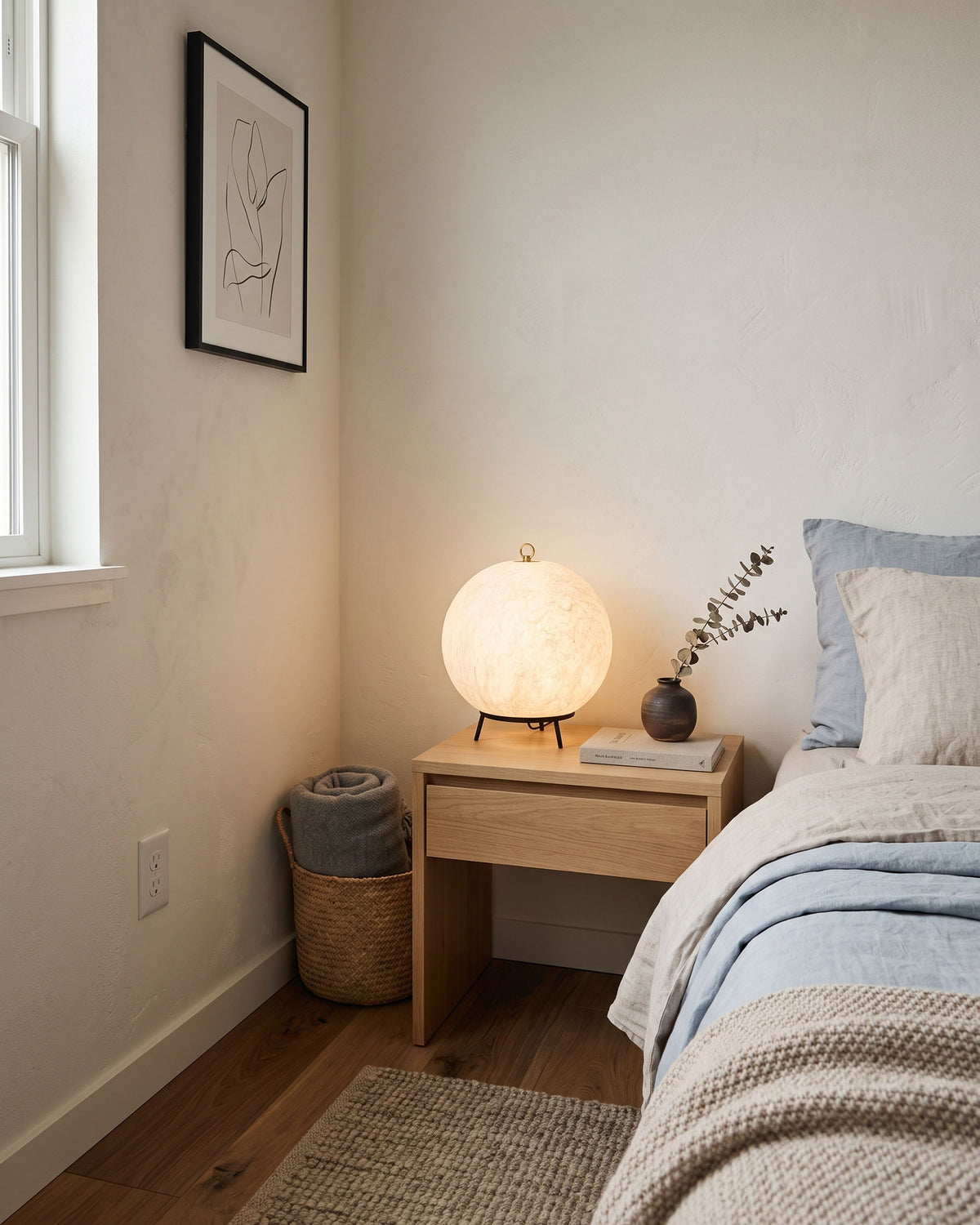 Miran Organic Silk Table Lamp