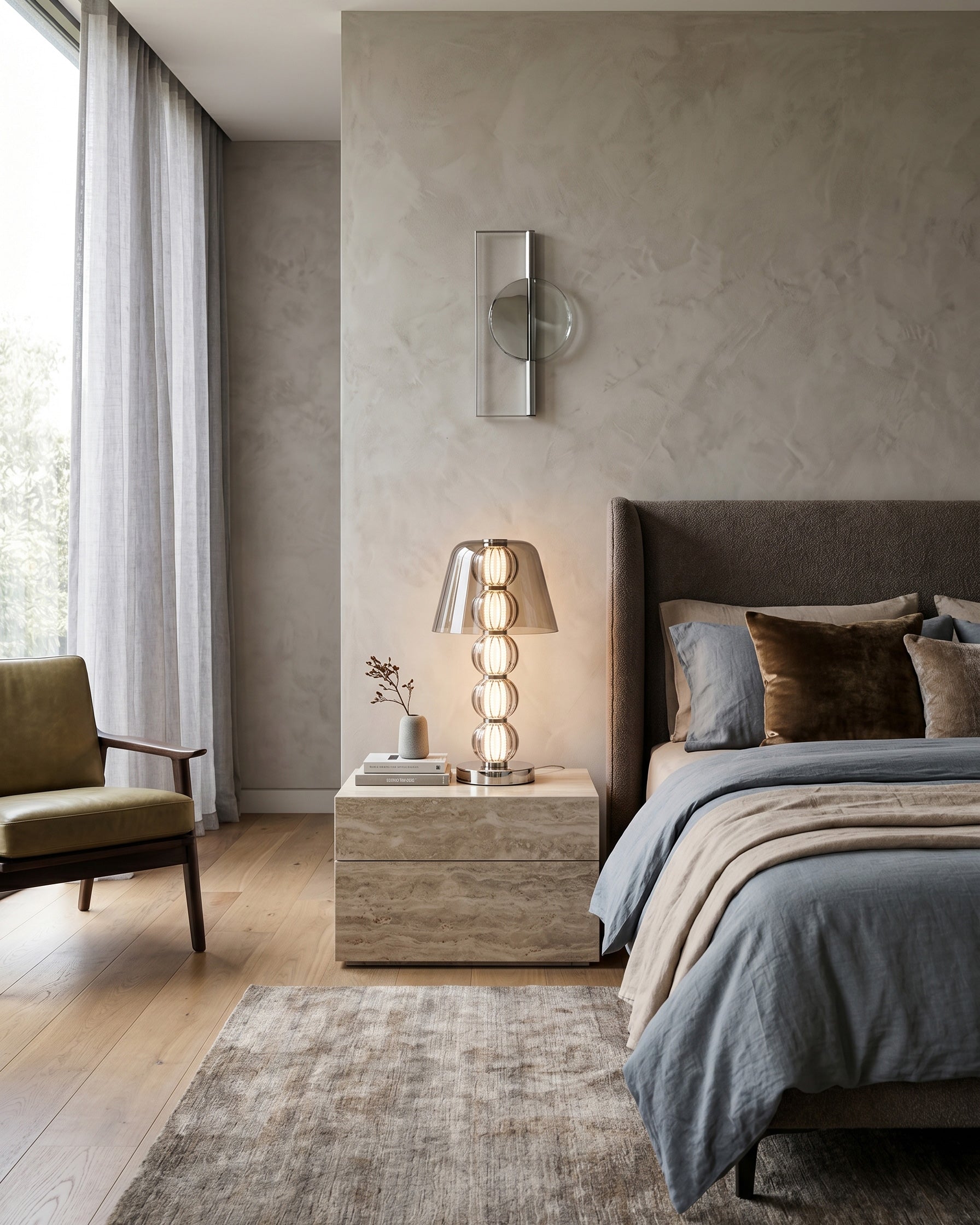 Mirella Ribbed Table Lamp