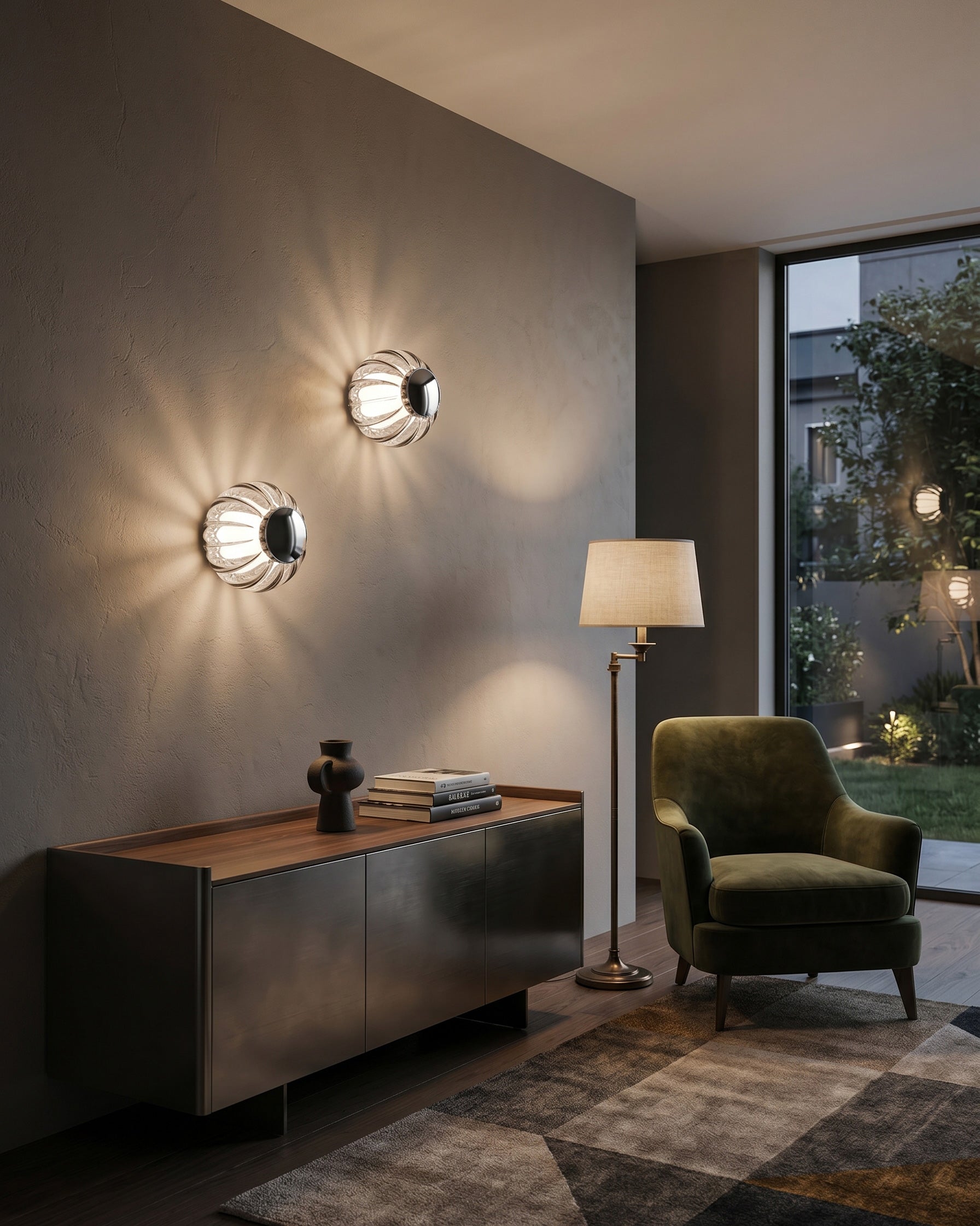 Mirella Ribbed Wall Sconce