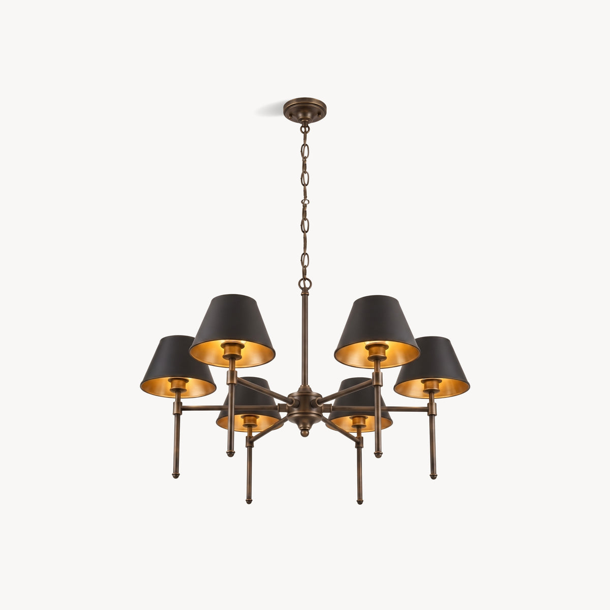 Myra Antique Finish Chandelier