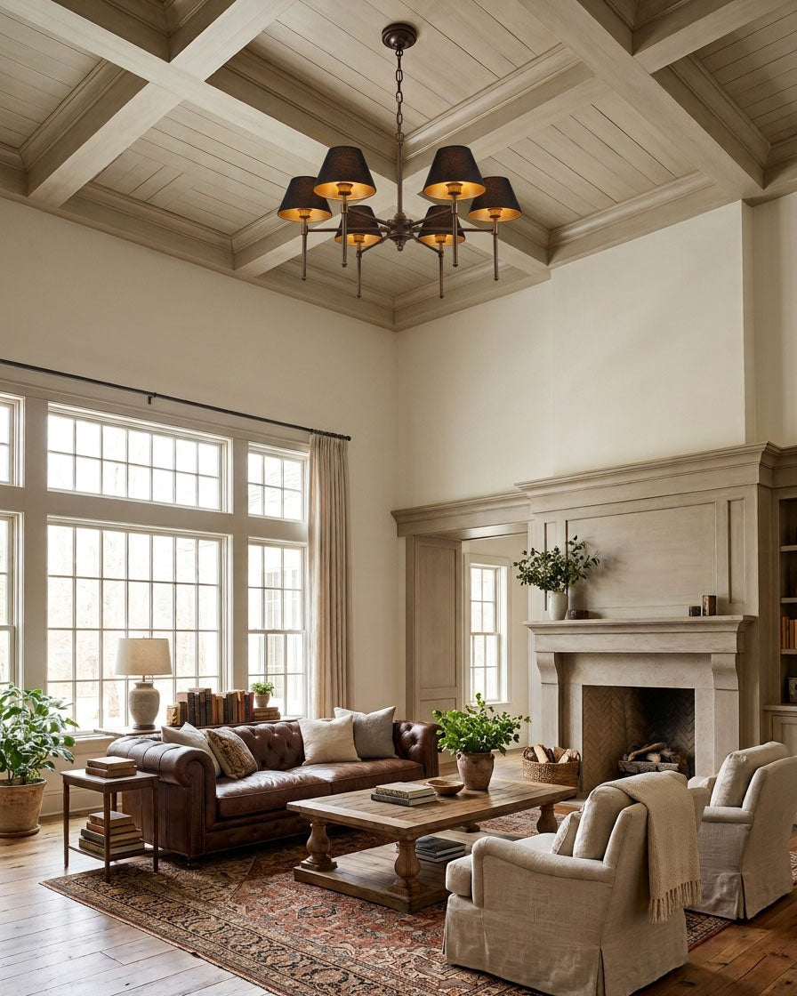 Myra Antique Finish Chandelier