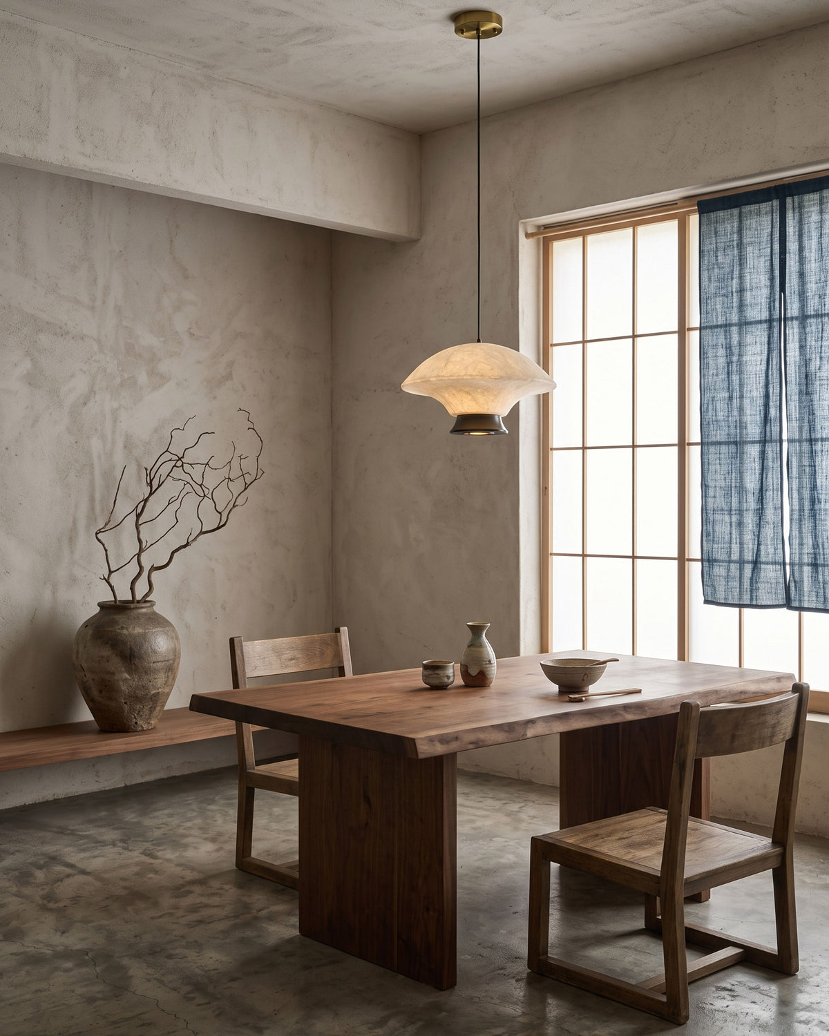 Nadia Silk Mushroom Pendant Light