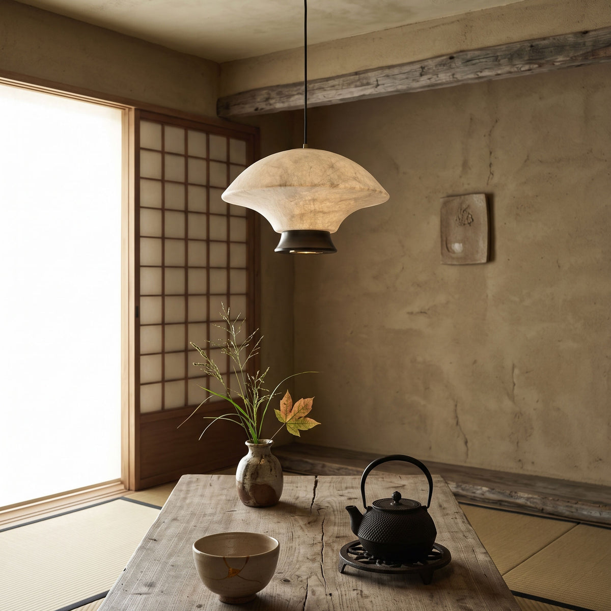 Nadia Silk Mushroom Pendant Light